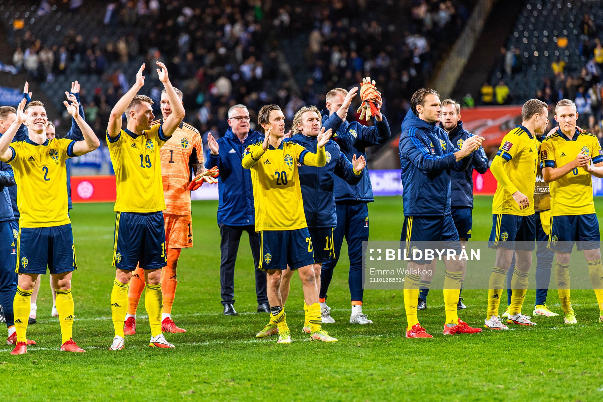 Kristoffer Olsson, Mattias Svanberg, goalkeeper Robin