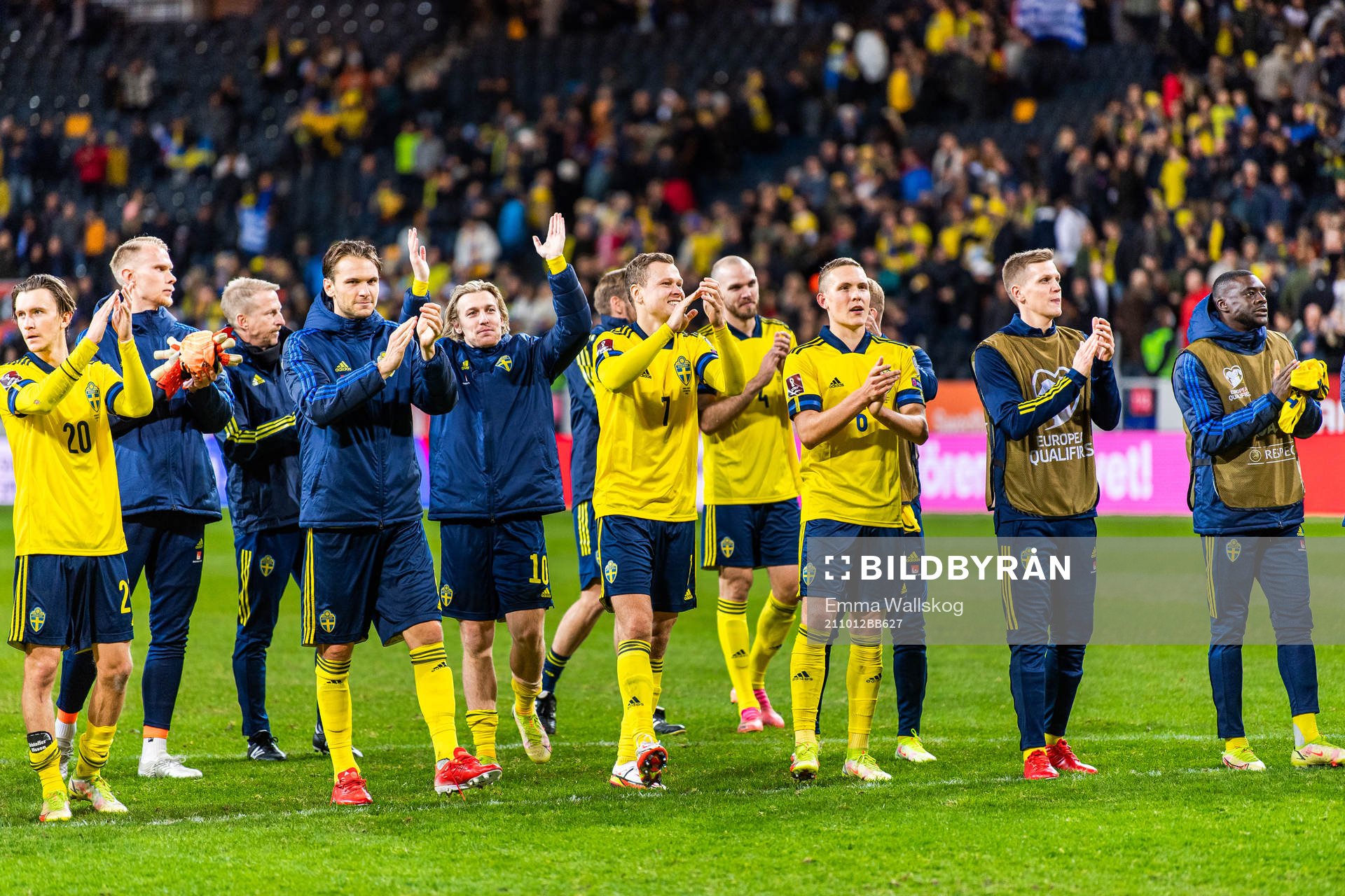 Kristoffer Olsson, Albin Ekdal, Emil Forsberg, Viktor