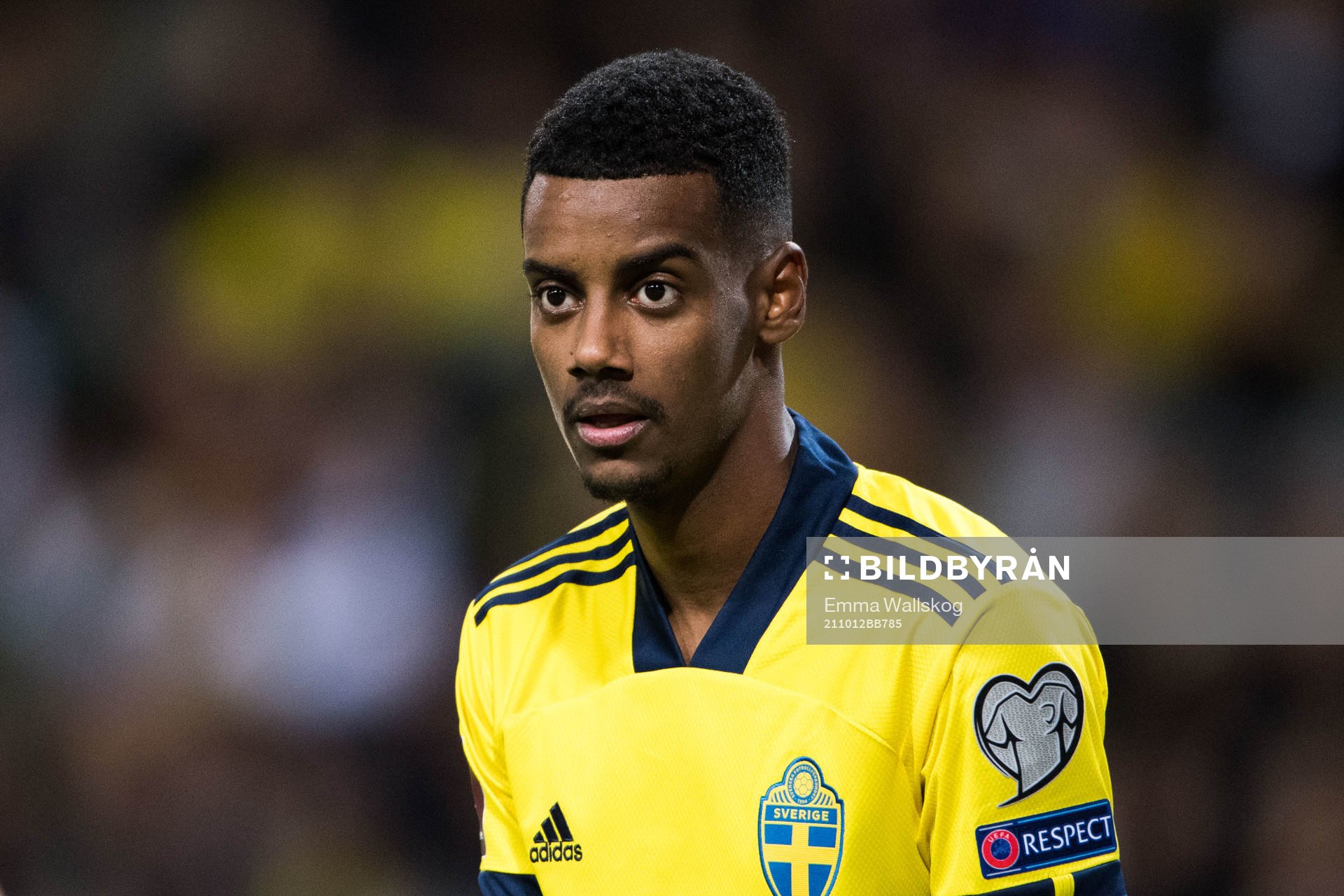 Alexander Isak of Sweden