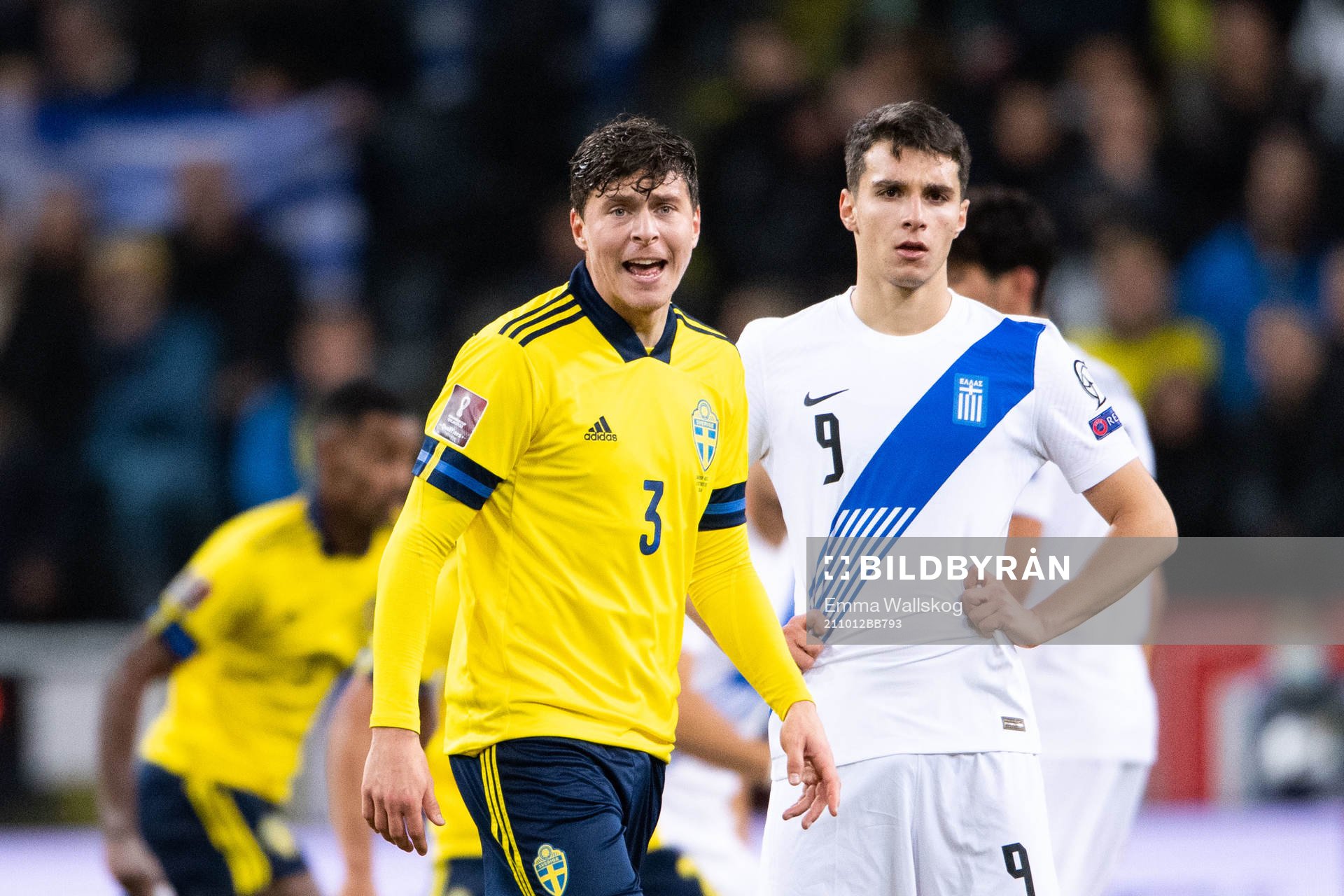 Victor Nilsson Lindelöf of Sweden and Anatasios Douvikas