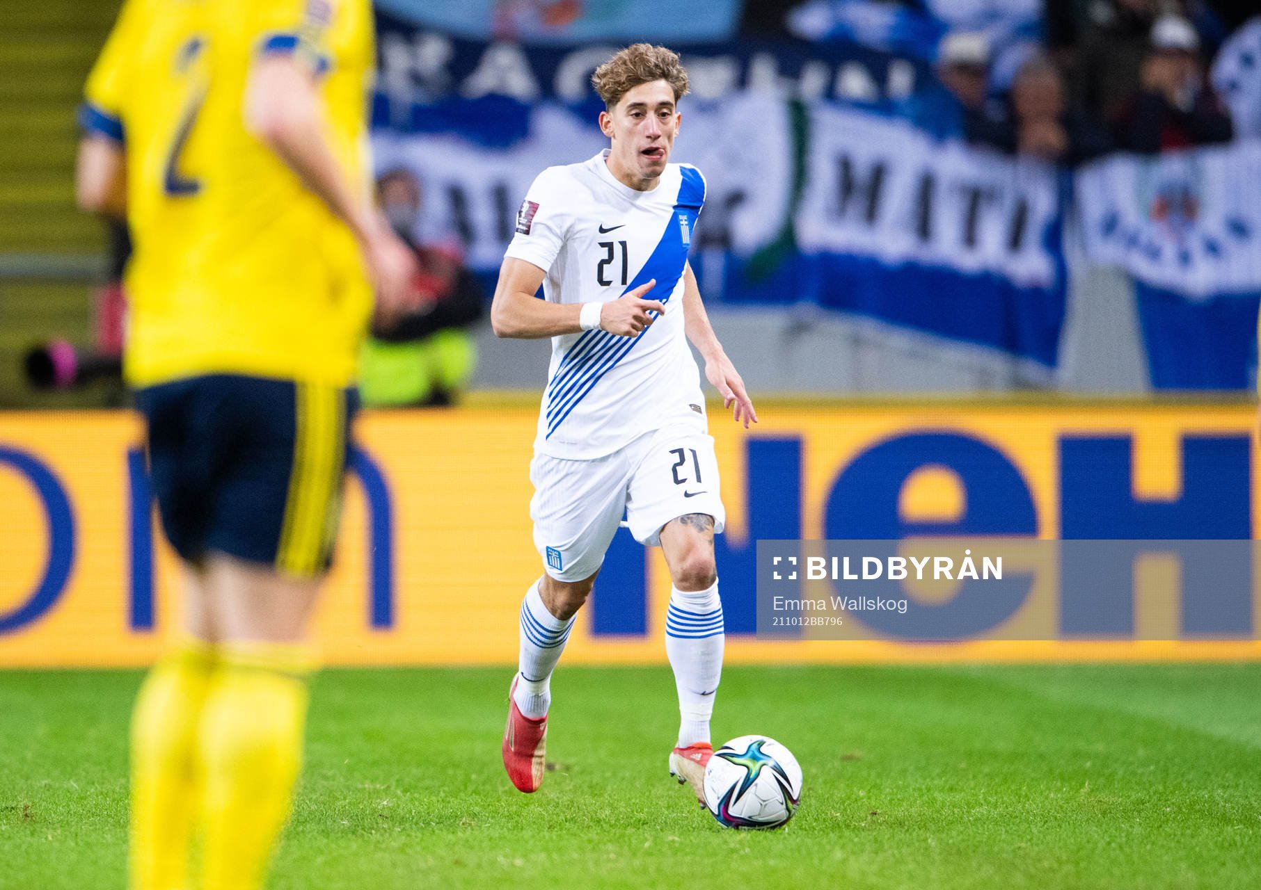 Kostas Tsimikas of Greece