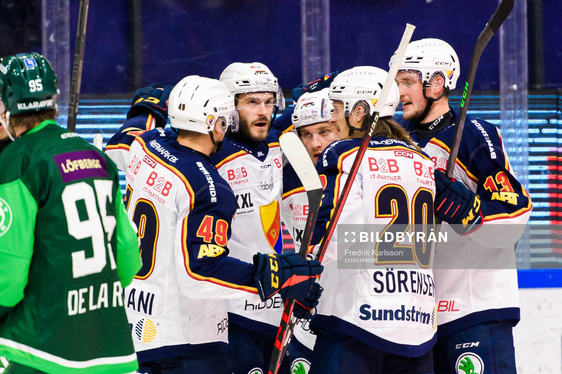 Djurgårdens Paul Carey jublar