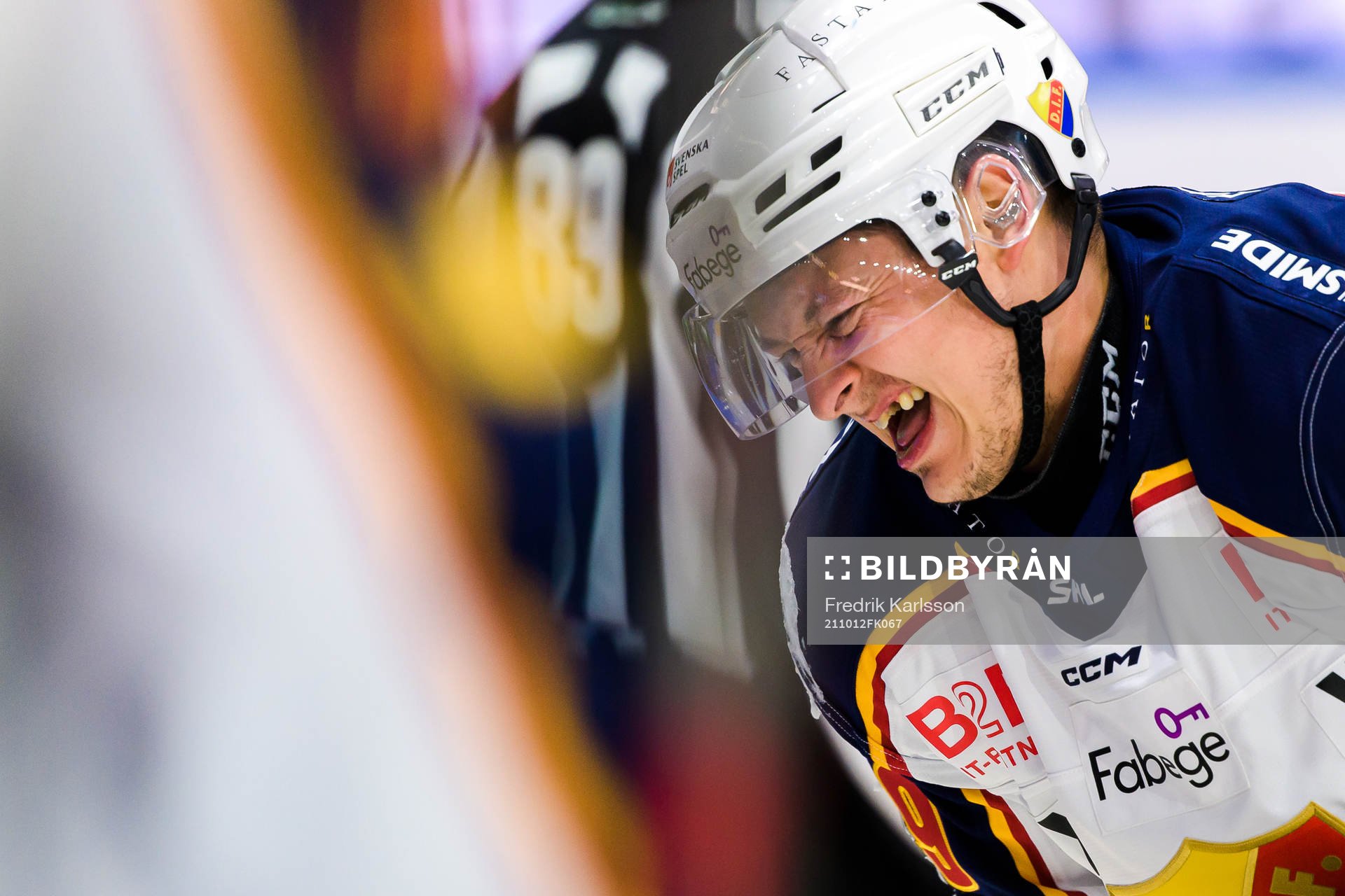 Djurgårdens Rhett Rakhshani har ont