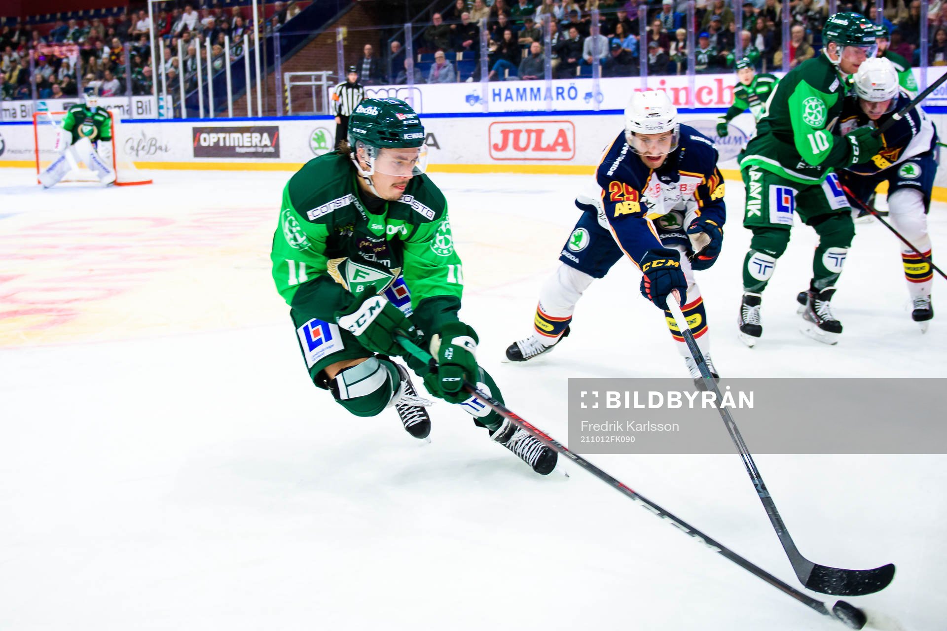 Färjestads Joakim Nygård och Djurgårdens Sebastian