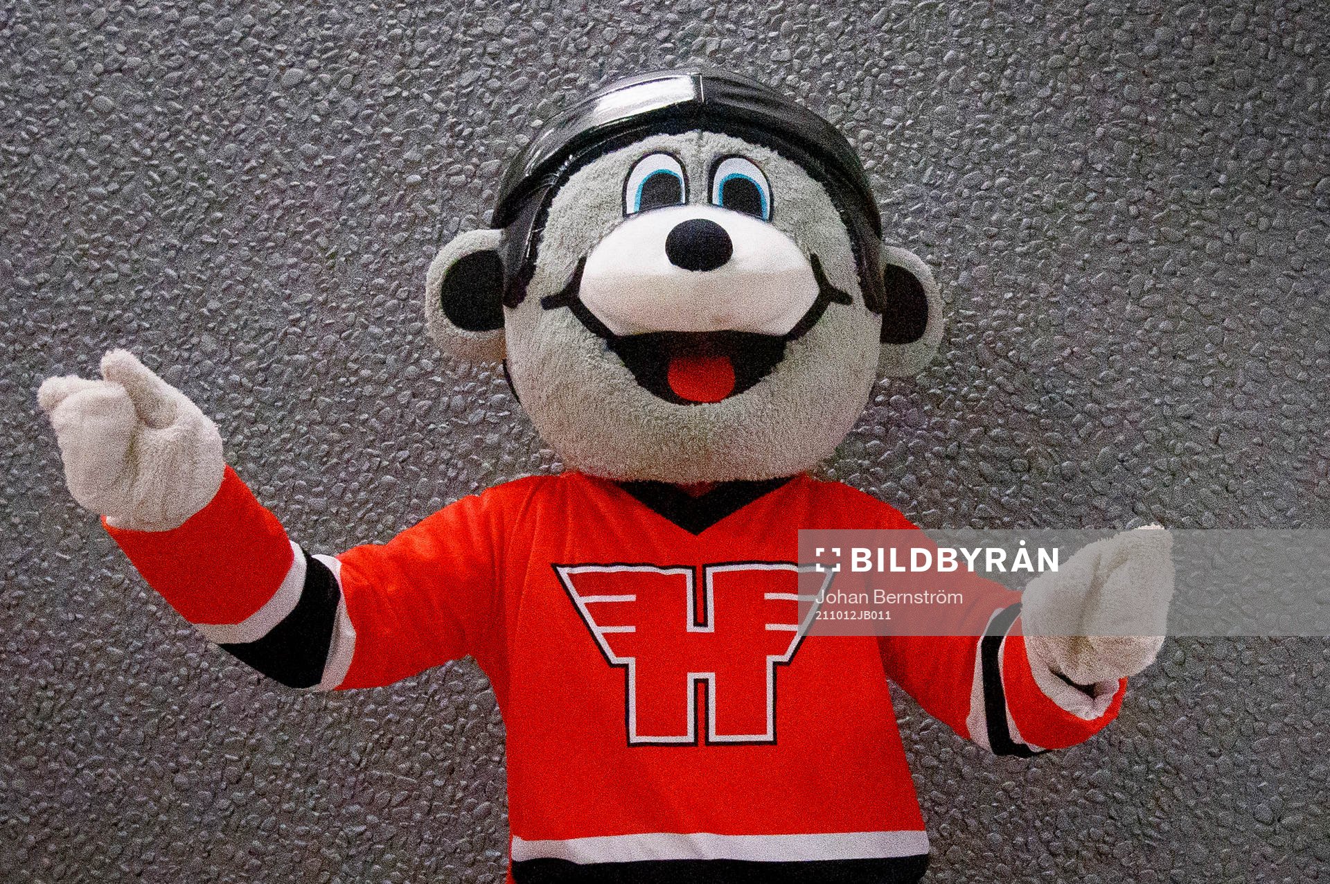 Örebros maskot Harry the hero