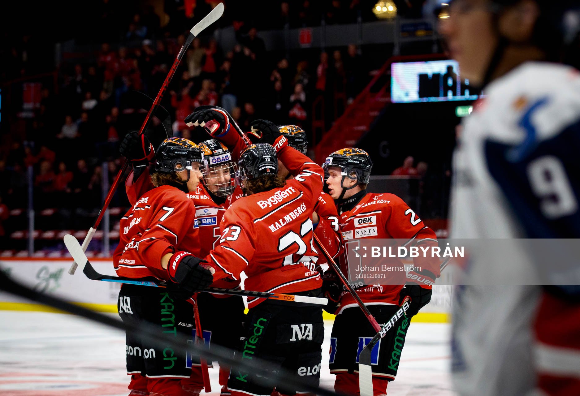 Örebros Petr Zámorský, Leo Carlsson och Linus Öberg