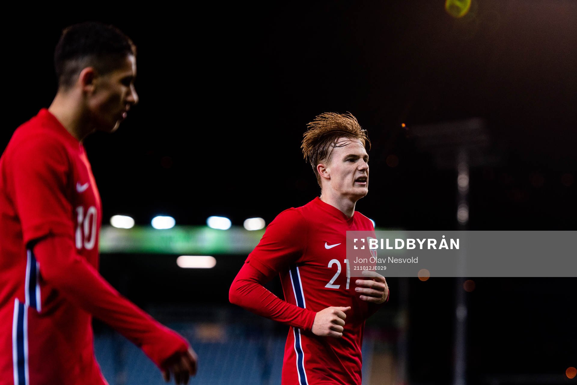 Osame Sahraoui and Tobias Christensen of Norway