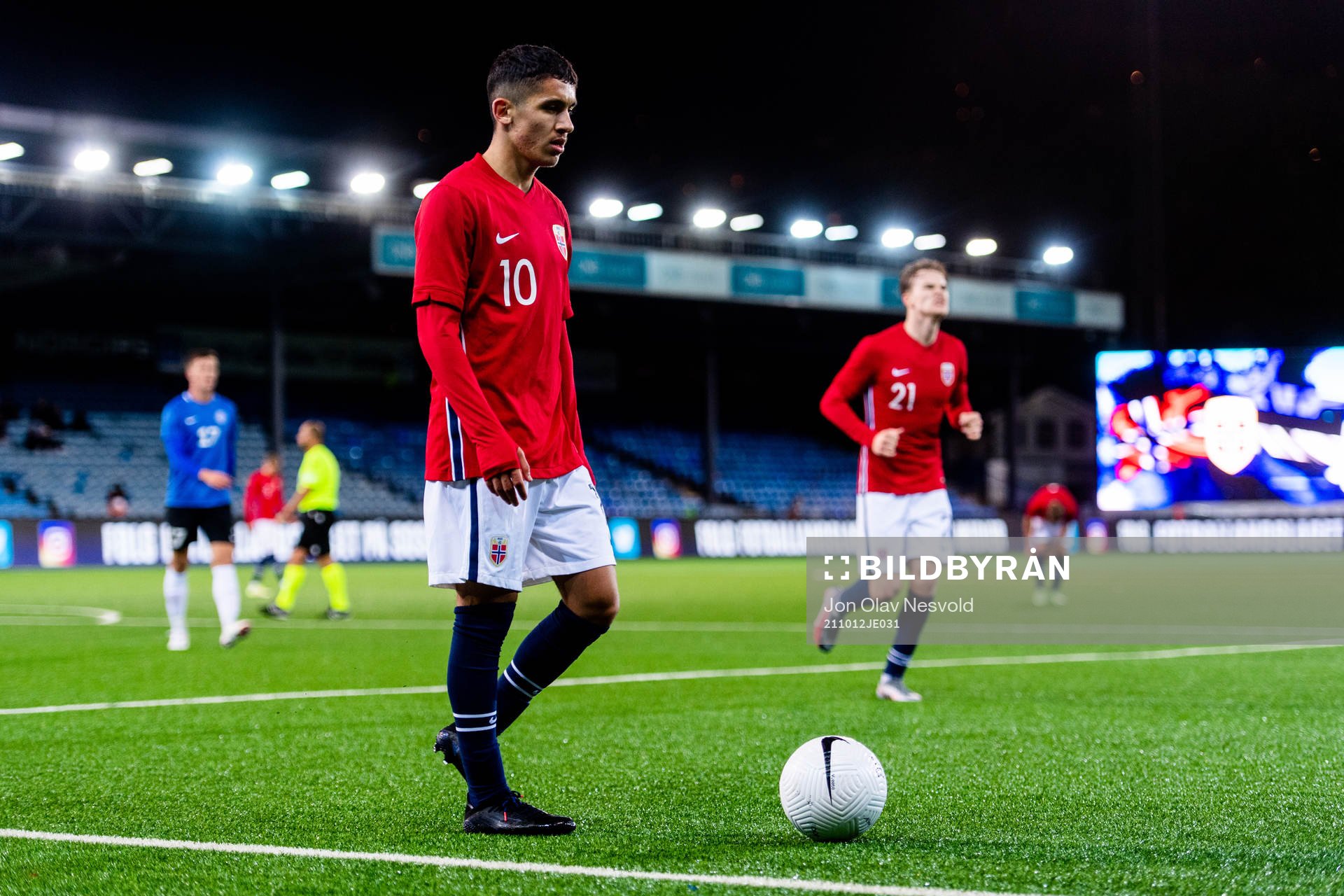 Osame Sahraoui and Tobias Christensen of Norway