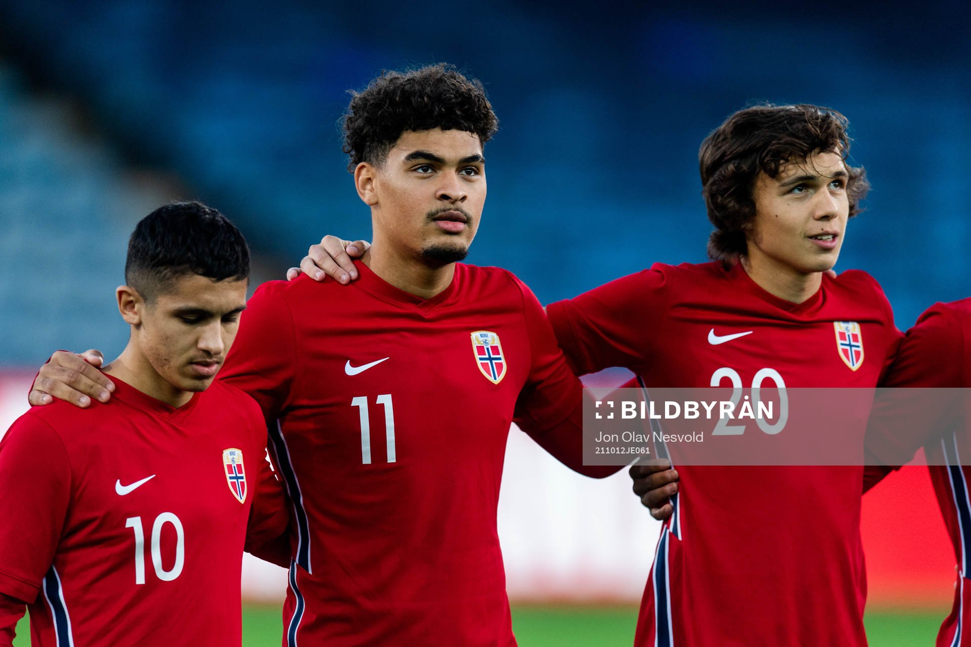 Osame Sahraoui, Noah Jean Holm and Martin Njøten Palumbo