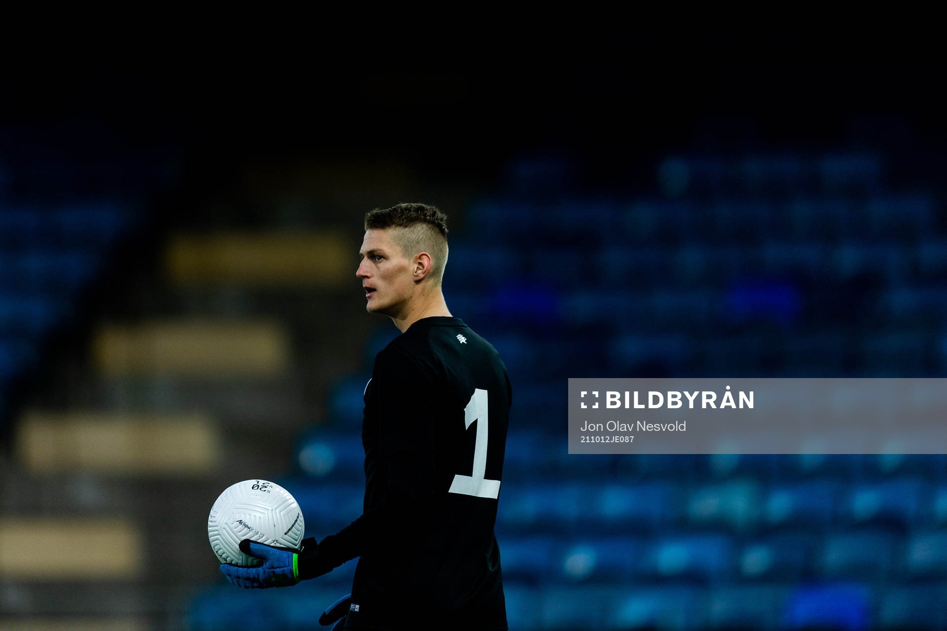 Goalkeeper Kristen Lapa of Estonia