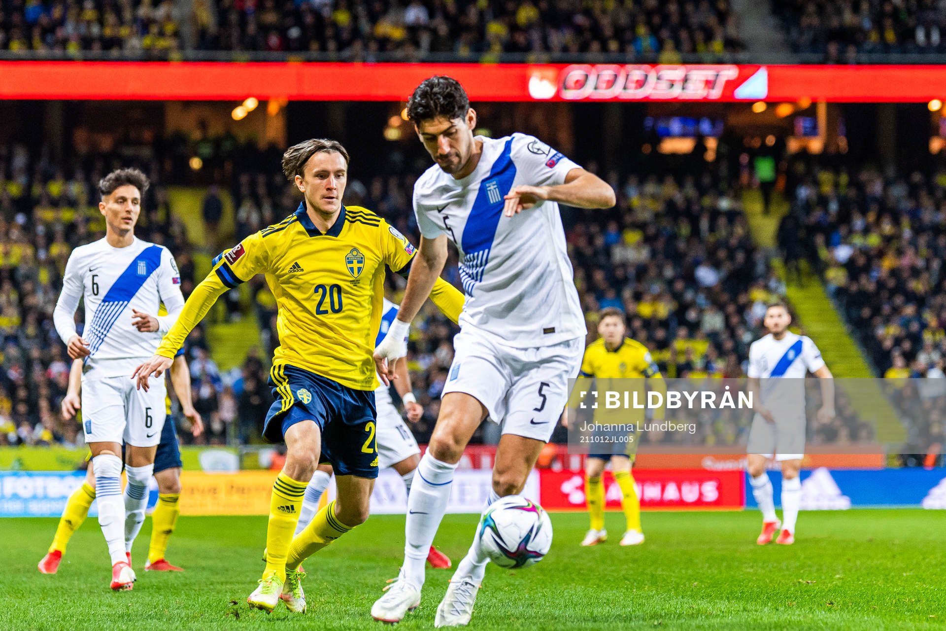 Kristoffer Olsson of Sweden and Andreas Bouchalakis of