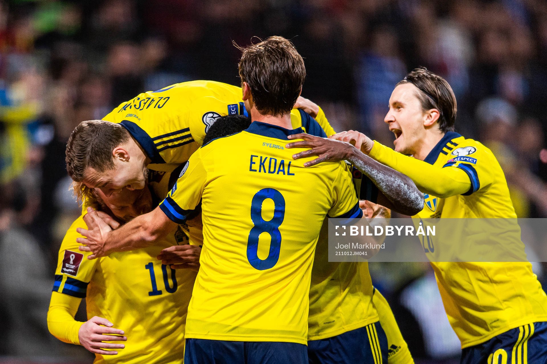 Emil Forsberg, Viktor Claesson, Albin Ekdal, Alexander Isak