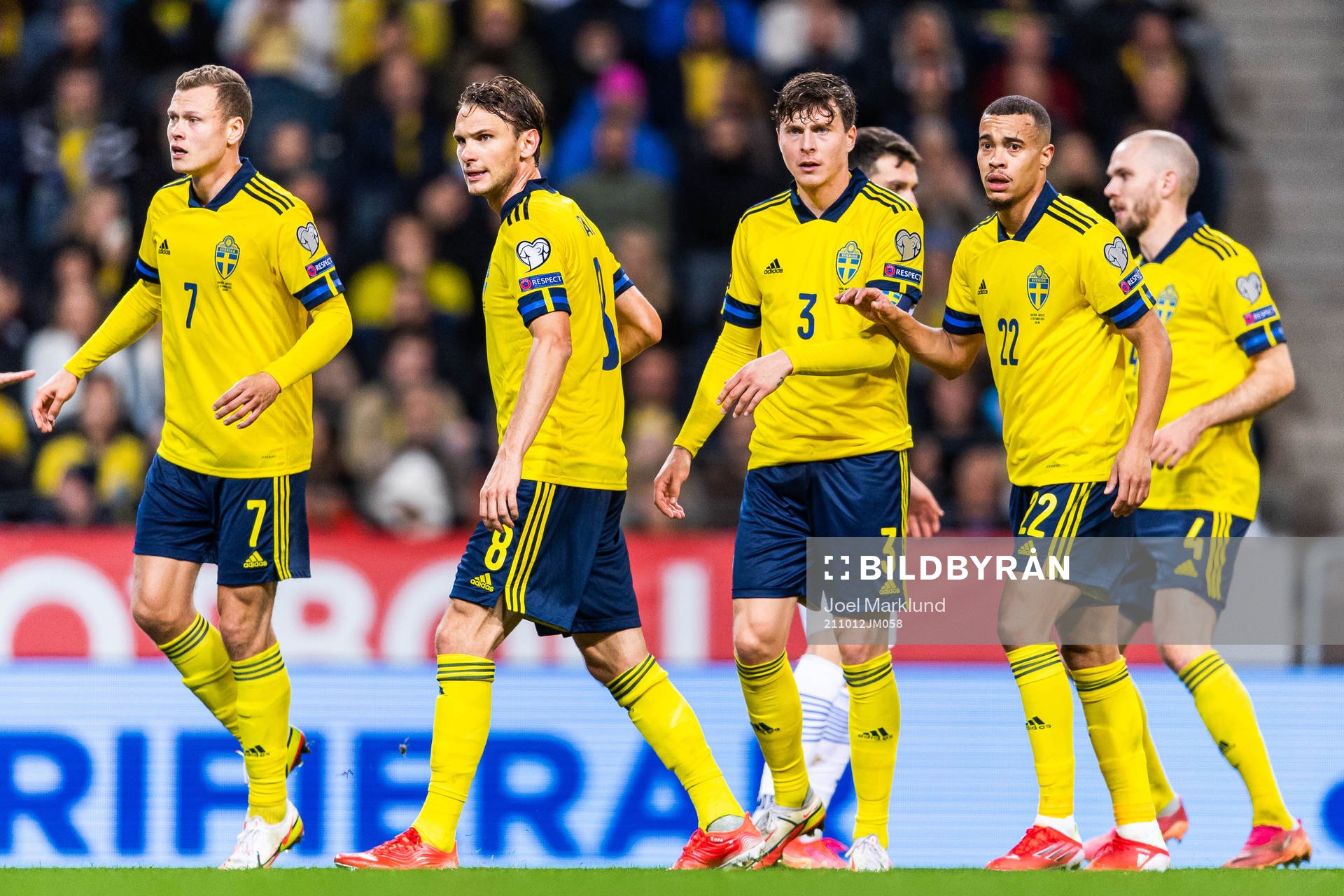 Viktor Claesson, Albin Ekdal, Victor Nilsson Lindelöf,