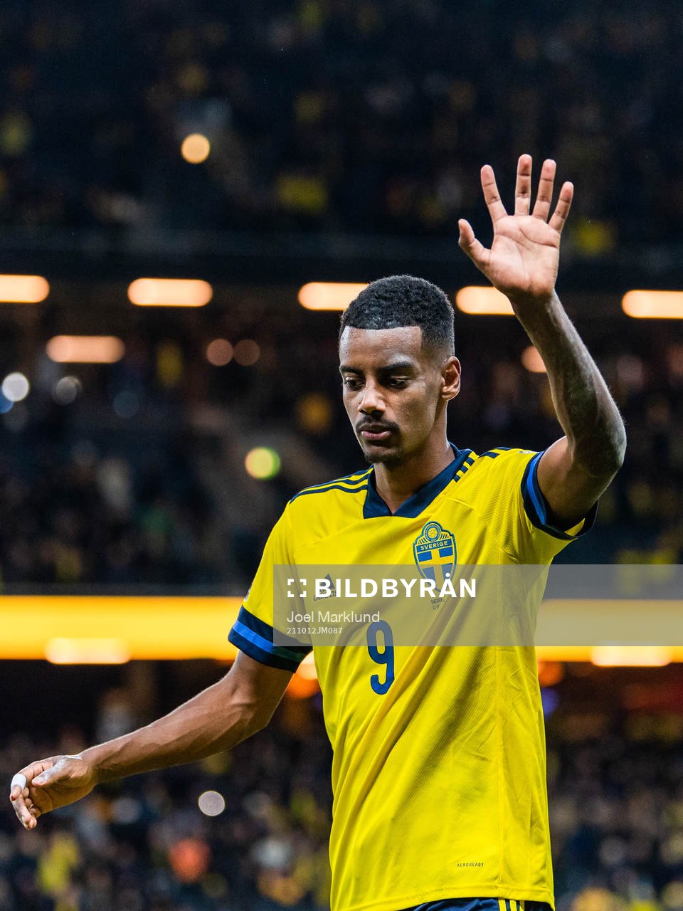 Alexander Isak of Sweden
