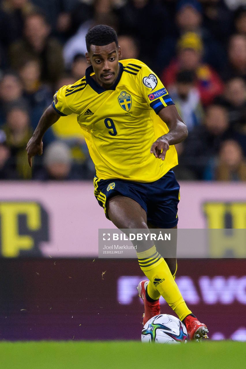 Alexander Isak of Sweden