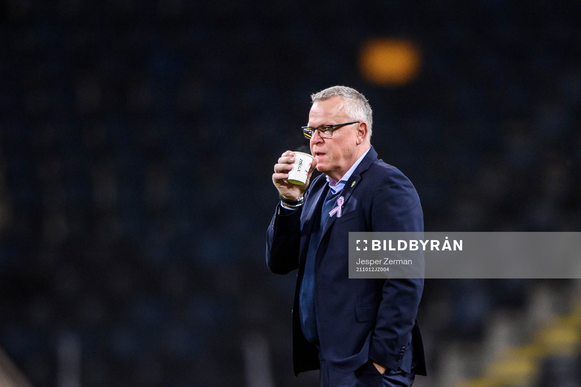 head coach Janne Andersson of Sweden