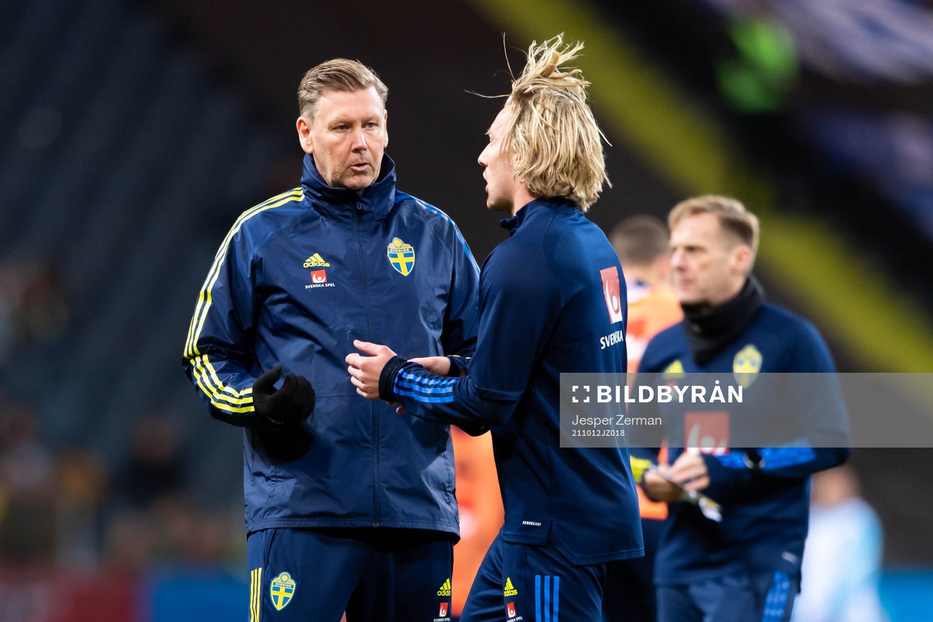 Assistant coach Peter Wettergren of Sweden