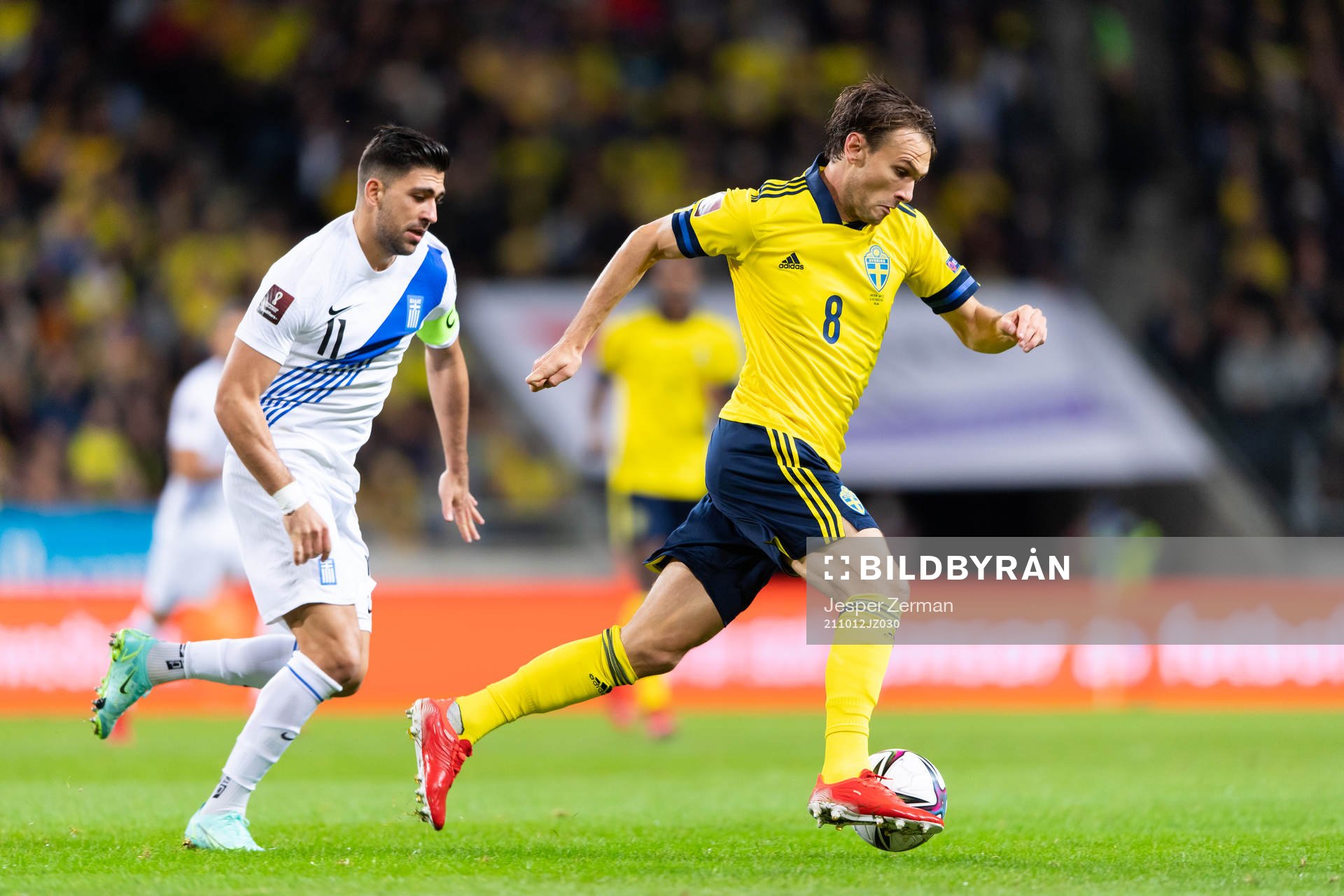 Tasos Bakasetas of Greece and Albin Ekdal of Sweden