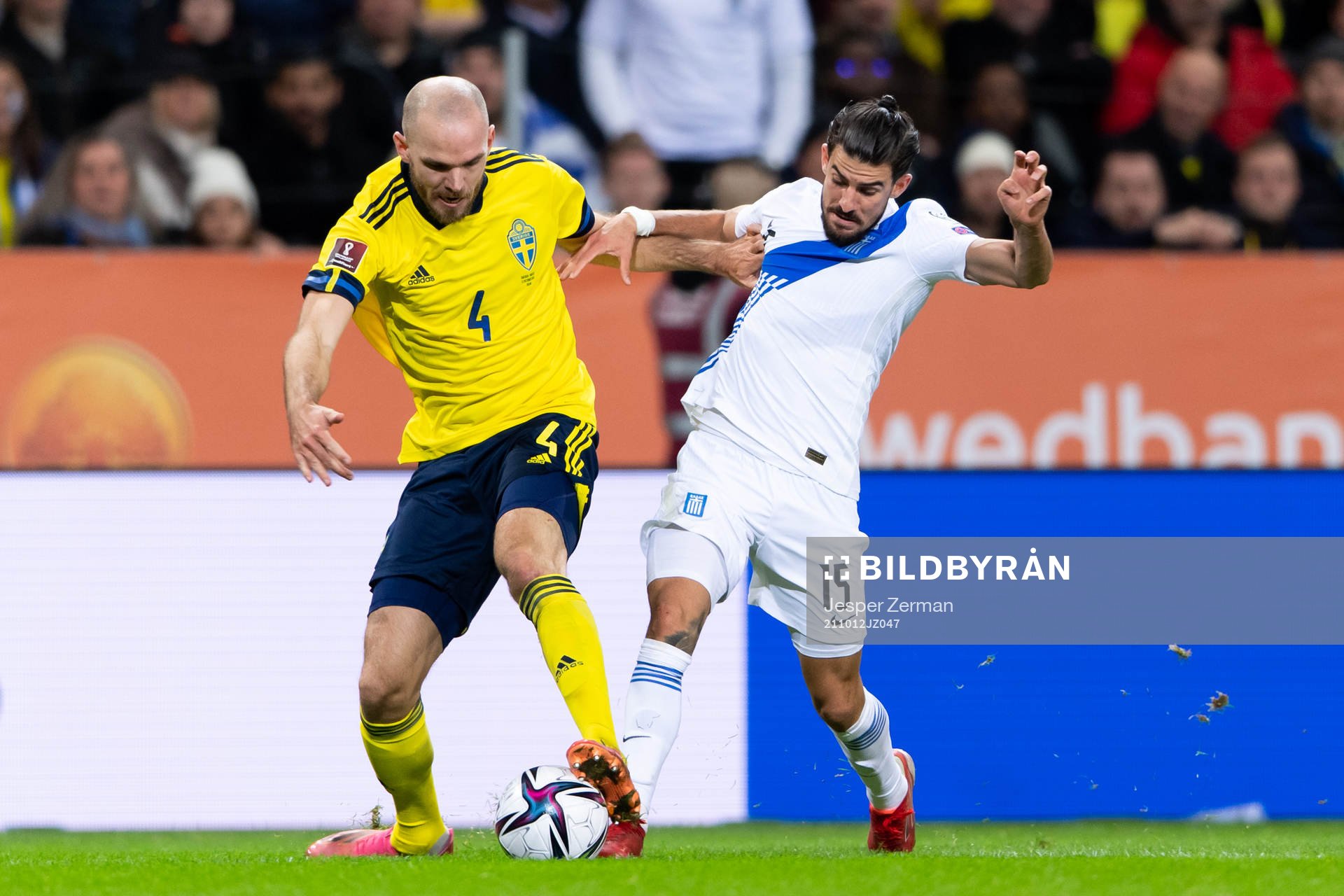 Marcus Danielson of Sweden and Thanasis Androutsos of Greece
