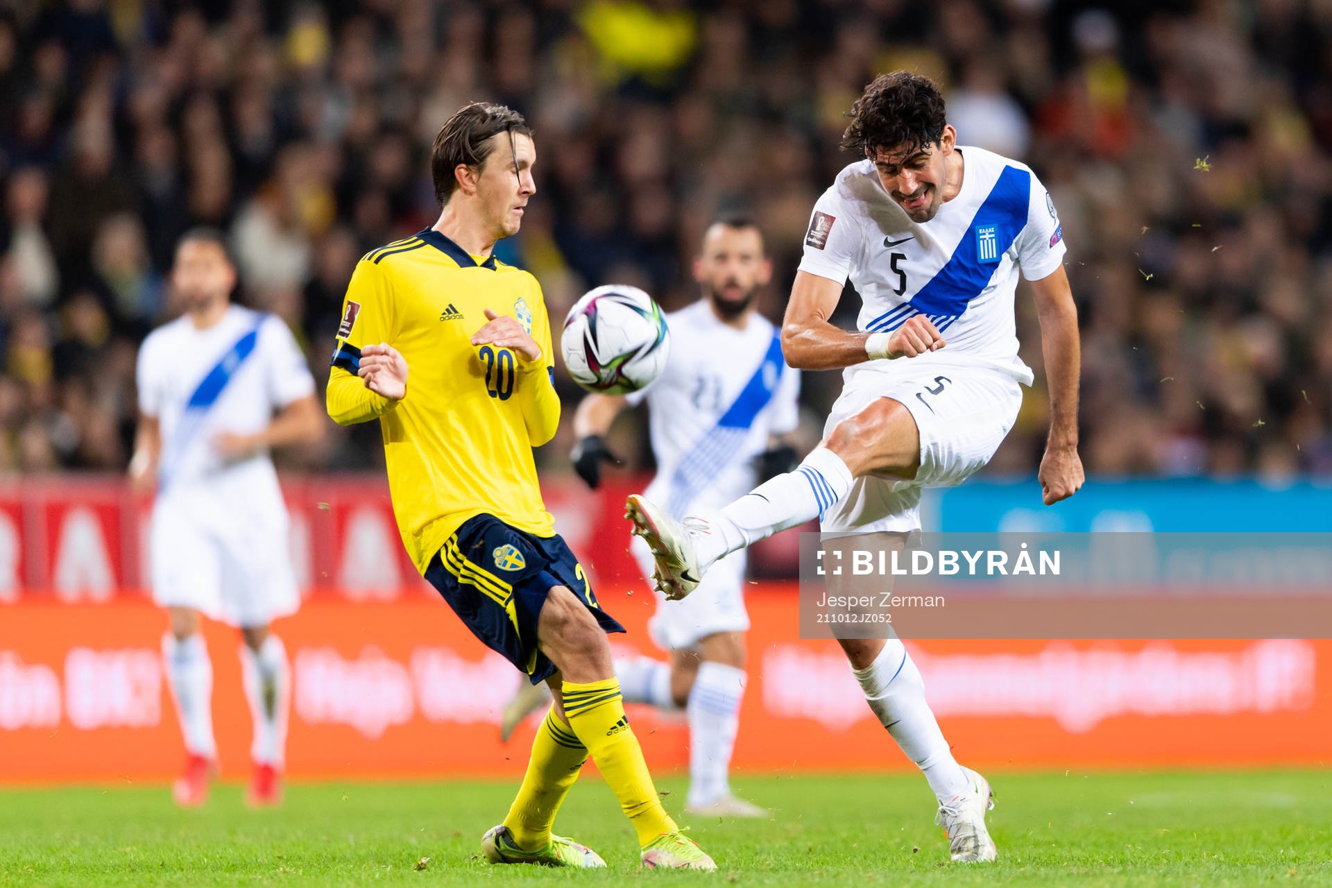 Kristoffer Olsson of Sweden and Andreas Bouchalakis of