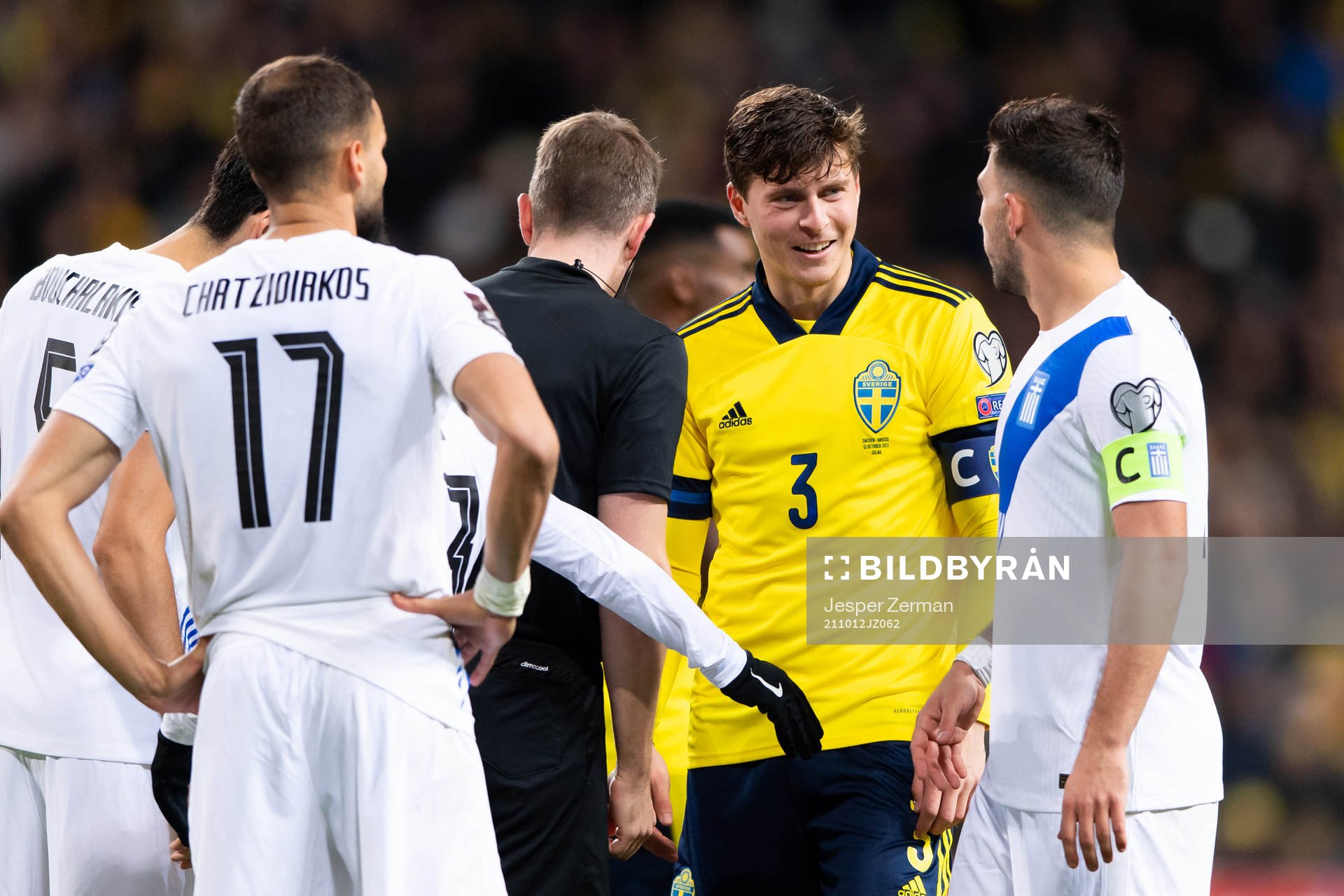 Victor Nilsson Lindelöf of Sweden and Tasos Bakasetas of