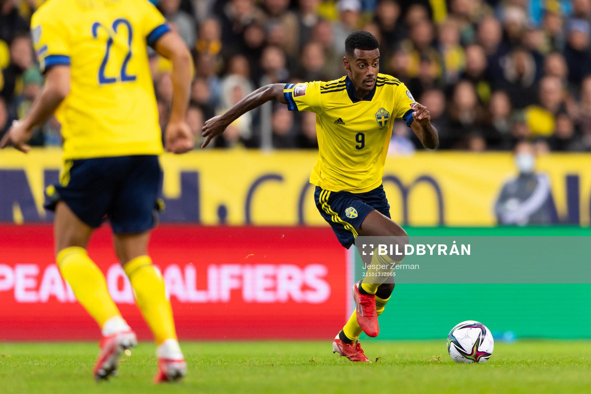 Alexander Isak of Sweden