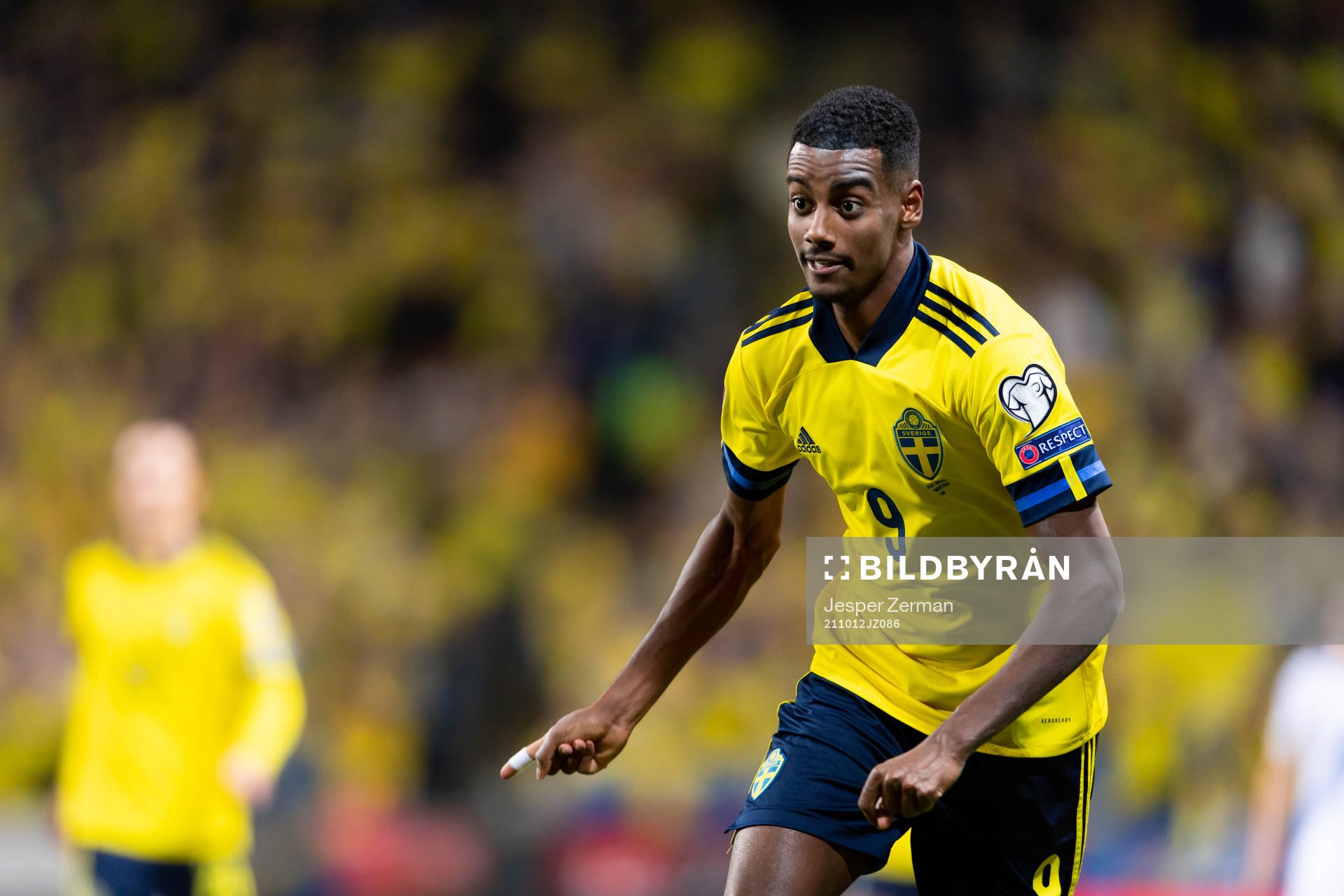 Alexander Isak of Sweden
