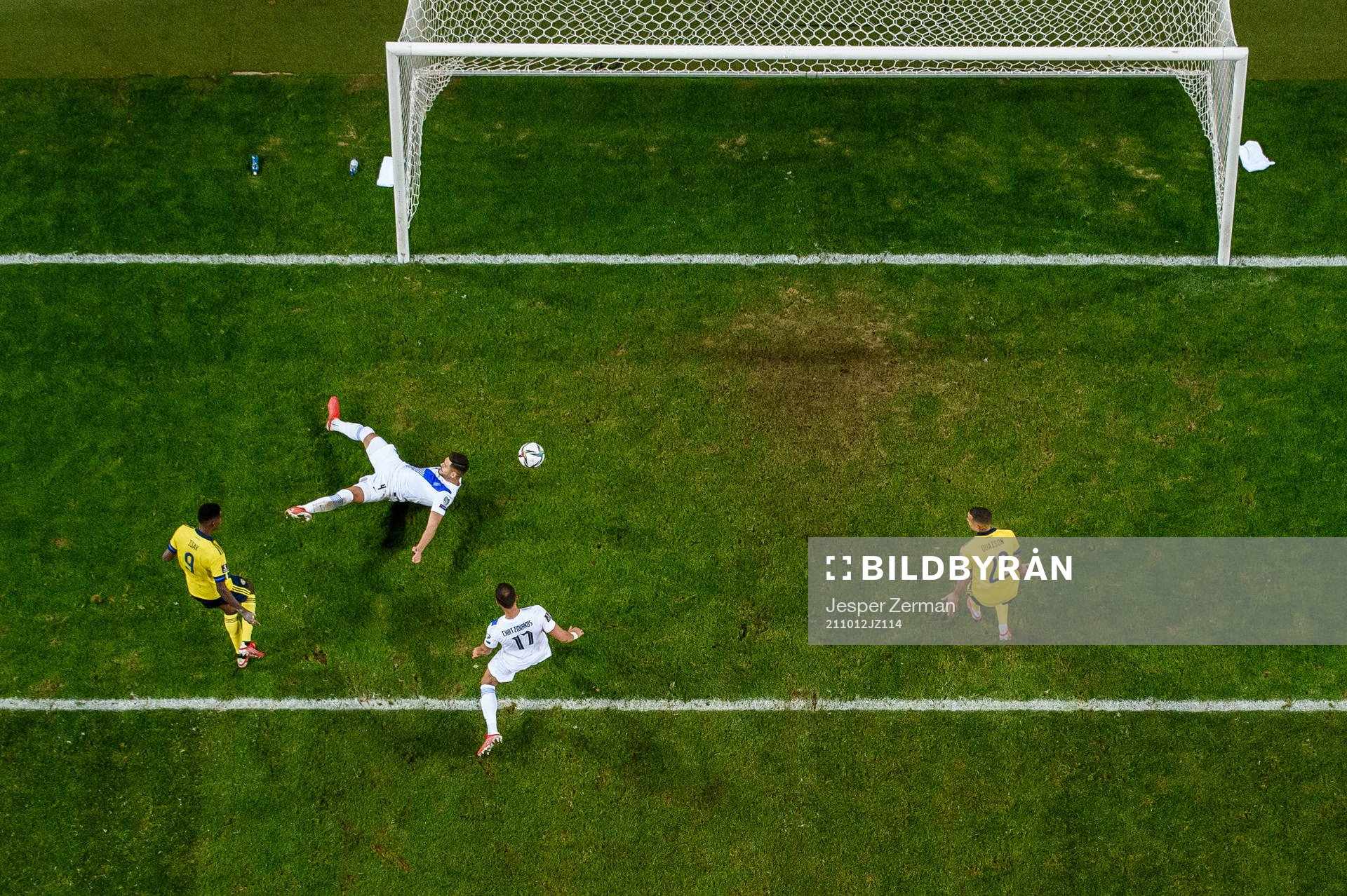 Alexander Isak of Sweden scores 2-0