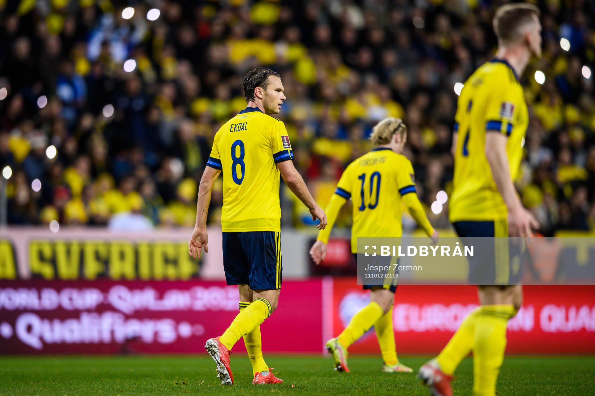 Albin Ekdal of Sweden looks dejected