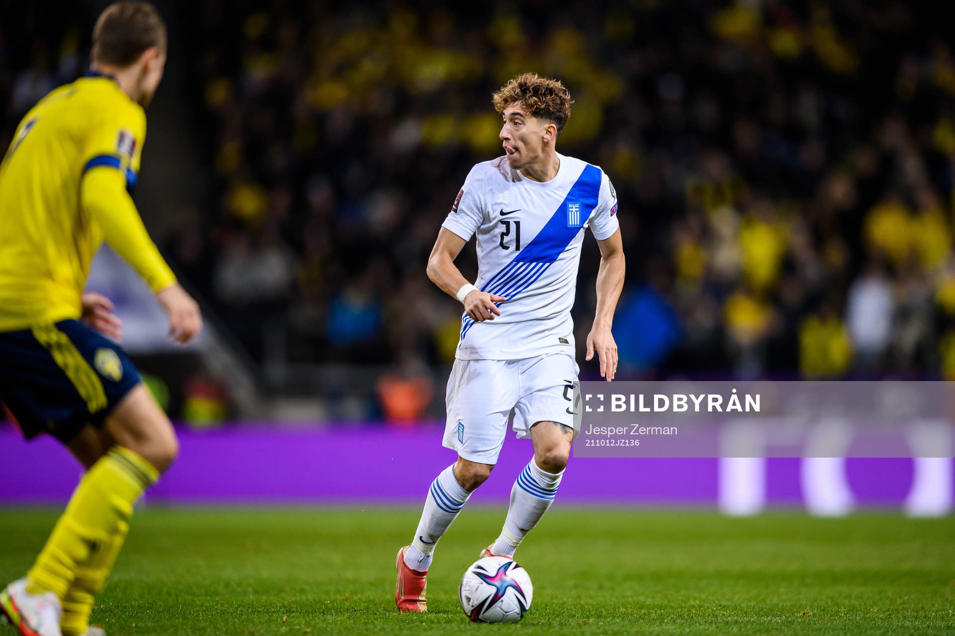 Kostas Tsimikas of Greece