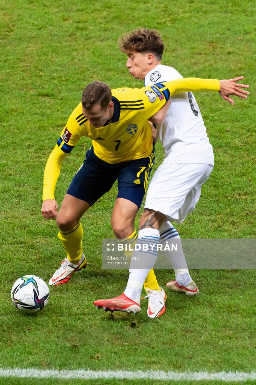 Viktor Claesson of Sweden and Kostas Tsimikas of Greece