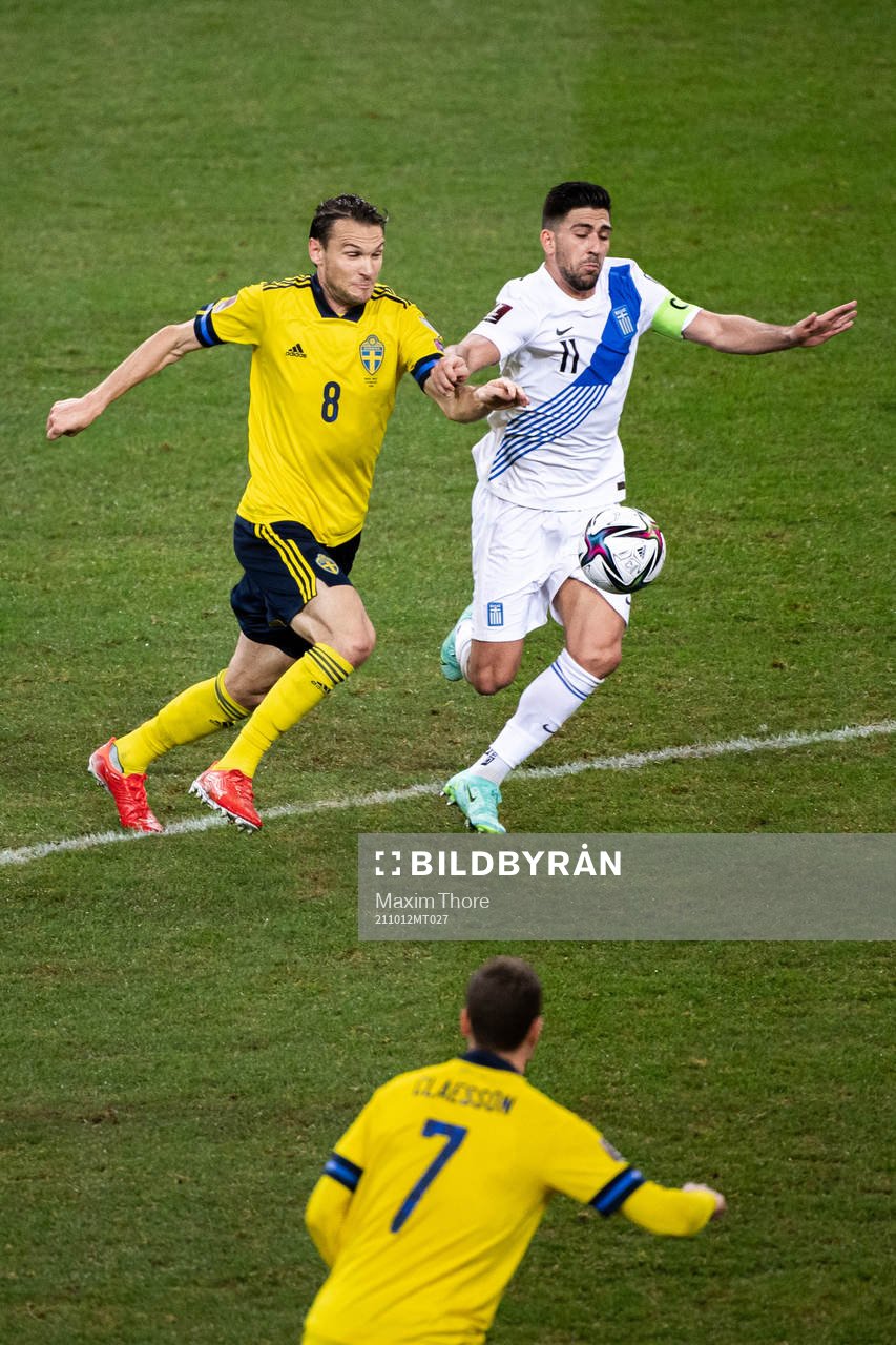 Albin Ekdal of Sweden and Tasos Bakasetas of Greece