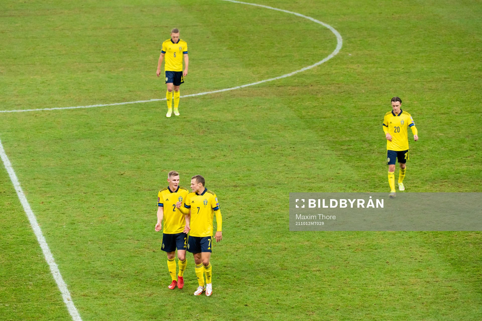 Emil Krafth and Viktor Claesson of Sweden