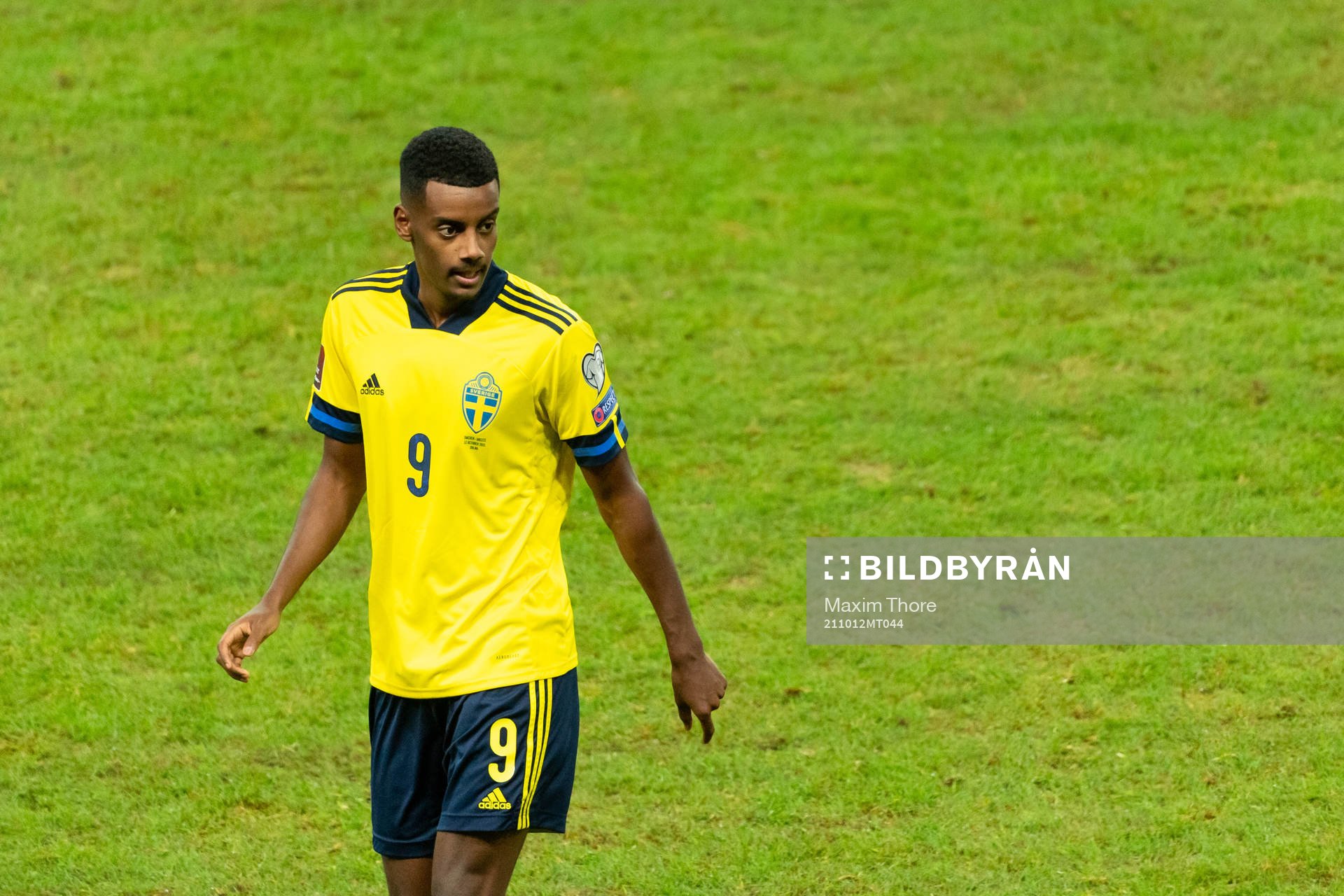 Alexander Isak of Sweden