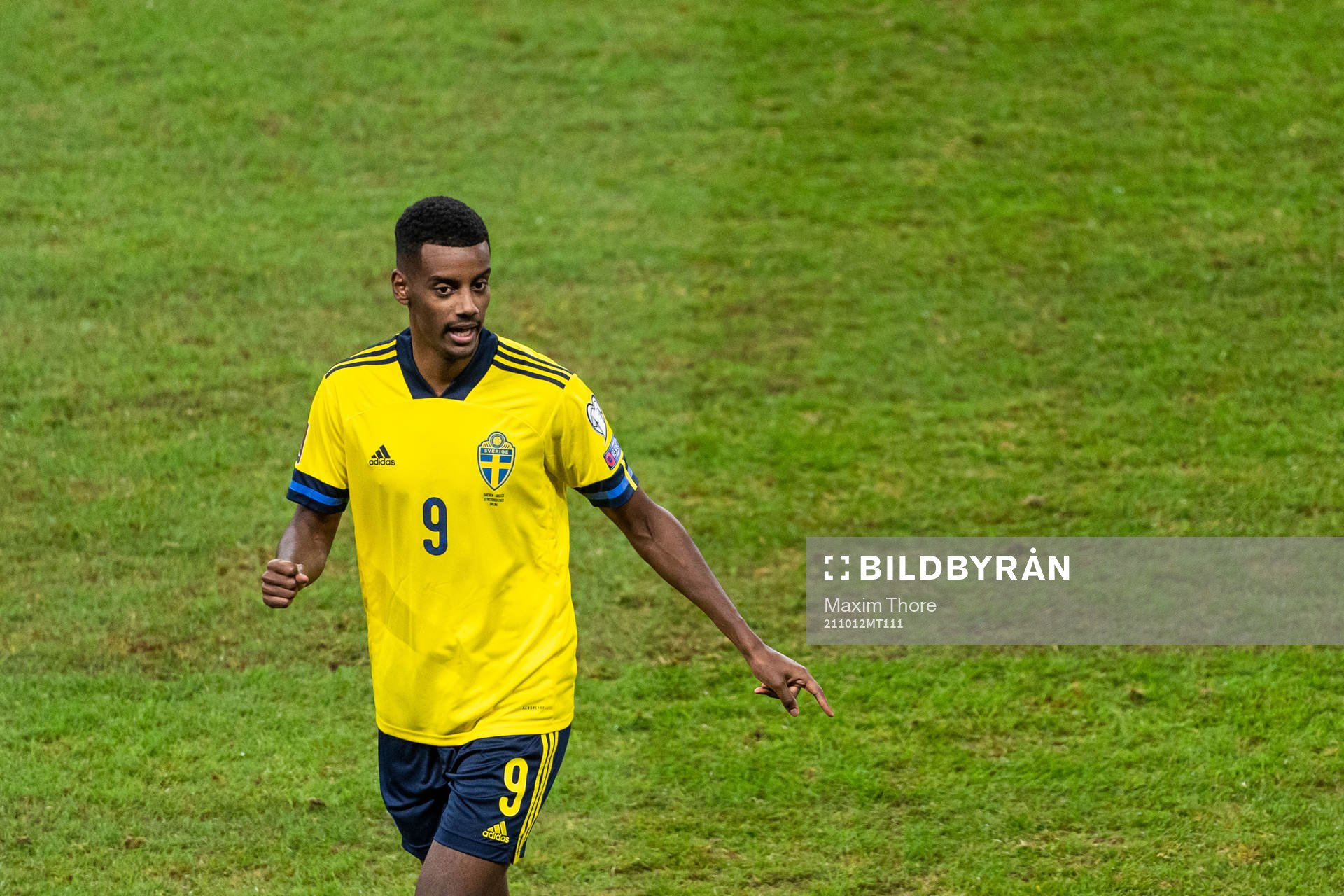 Alexander Isak of Sweden