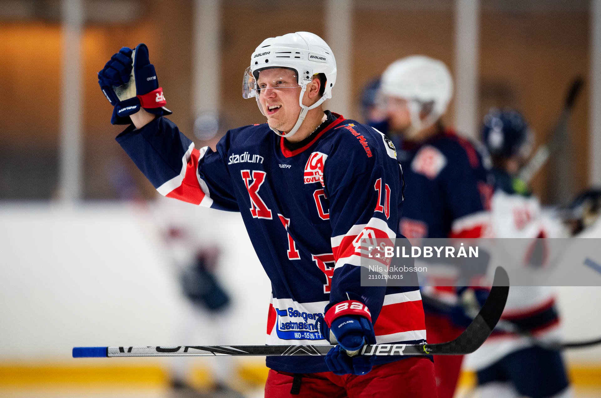 Kovlands Markus Kinisjärvi jublar