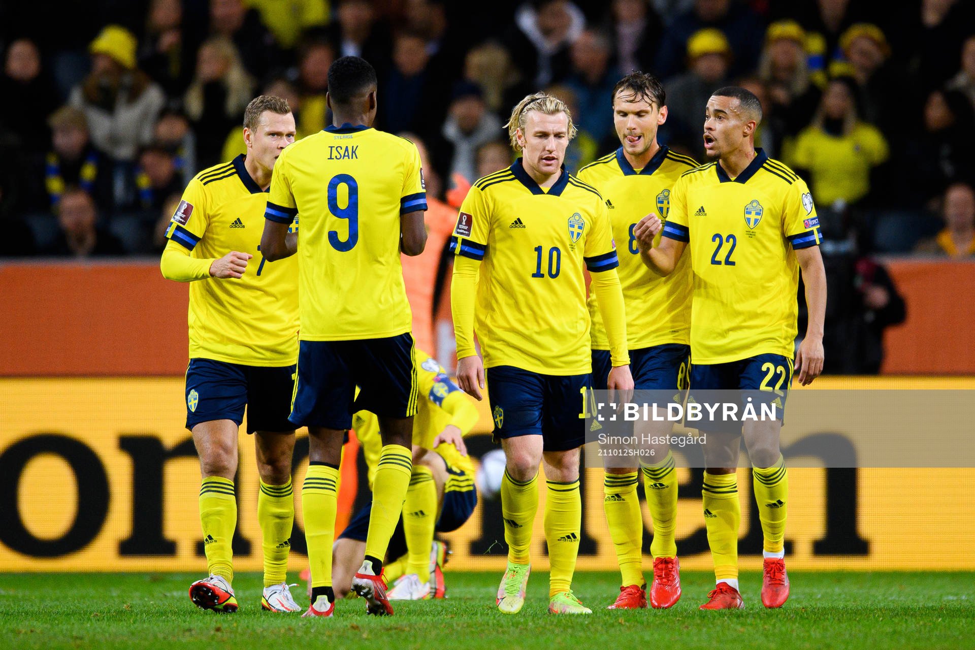 Viktor Claesson , Alexander Isak , Emil Forsberg , Albin
