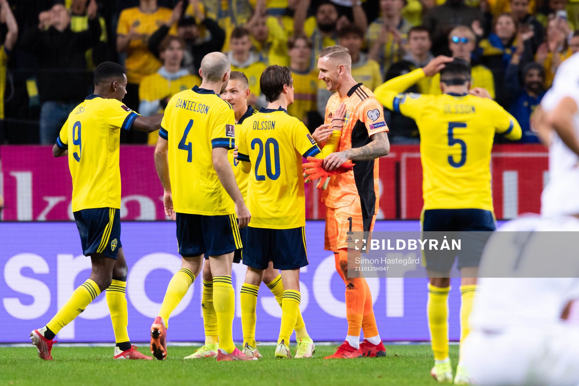 Alexander Isak, Marcus Danielson,  Ludwig Augustinsson,