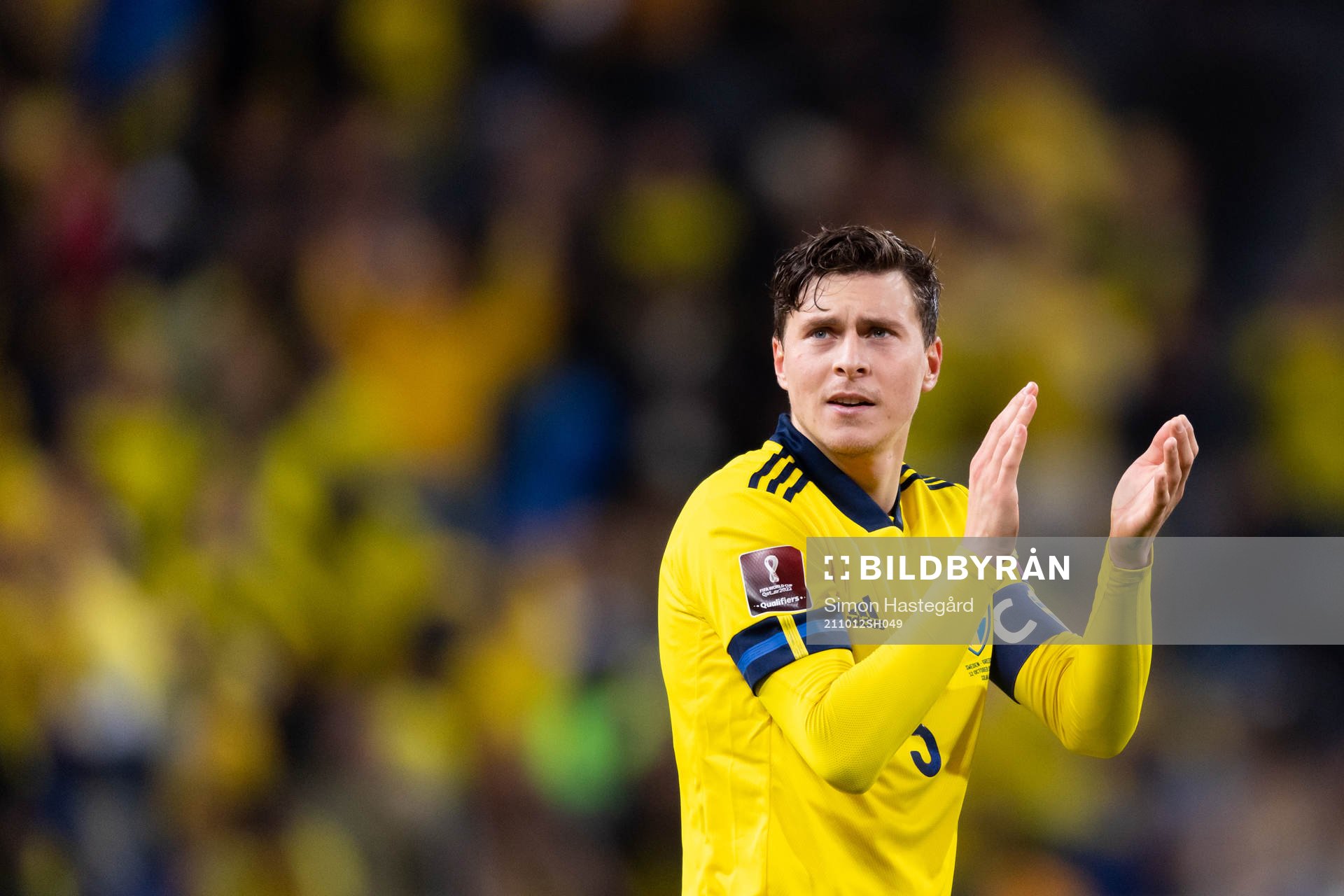 Victor Nilsson Lindelöf of Sweden celebrates