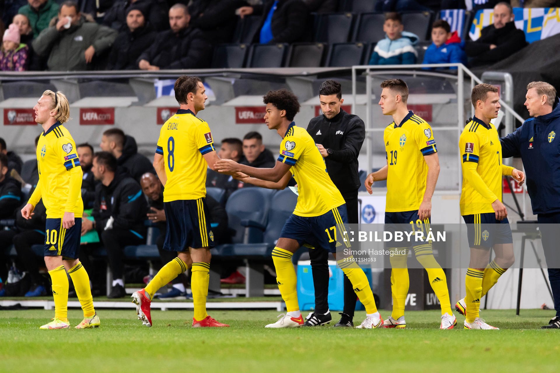 Emil Forsberg, Albin Ekdal, Jens-Lys Cajuste, Mattias