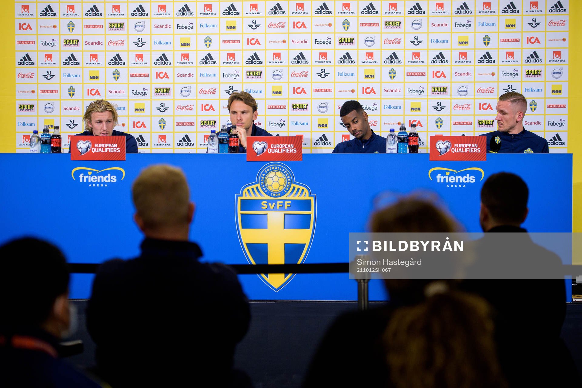 Emil Forsberg , Albin Ekdal , Alexander Isak and goalkeeper