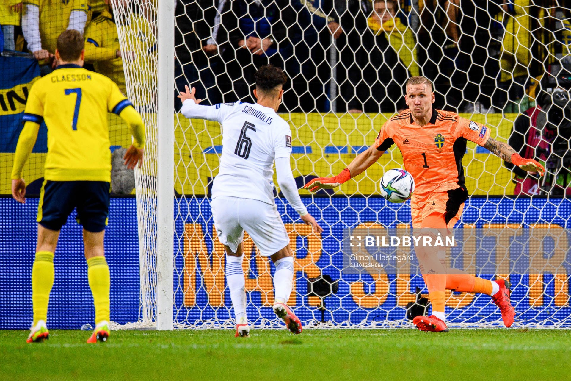 during the FIFA World Cup Qualifier football match between