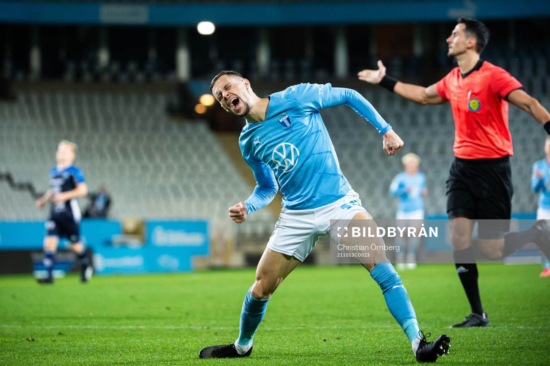 Malmö FFs Veljko Birmancevic jublar