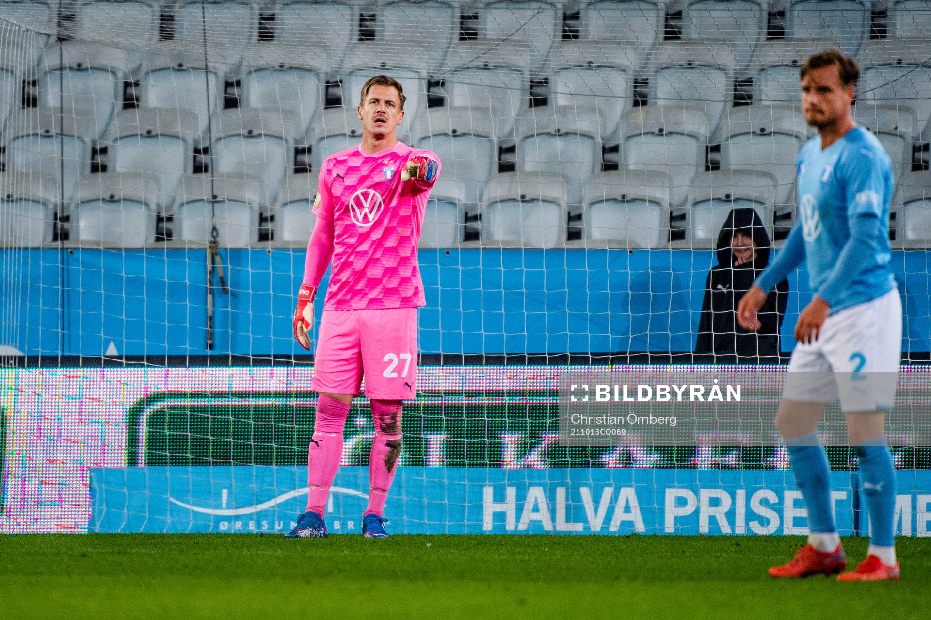 Malmö FFs målvakt Johan Dahlin