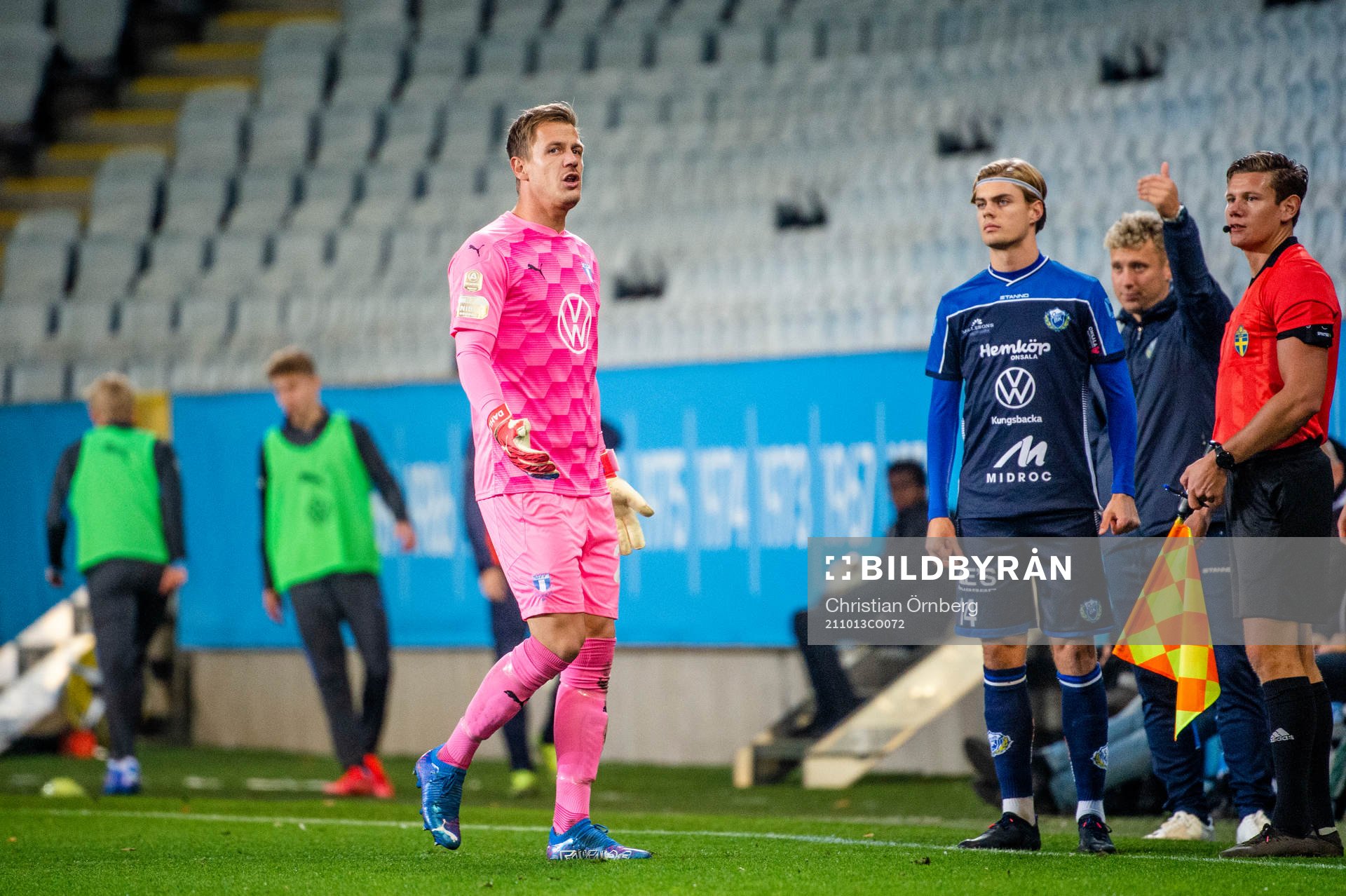 Malmö FFs målvakt Johan Dahlin