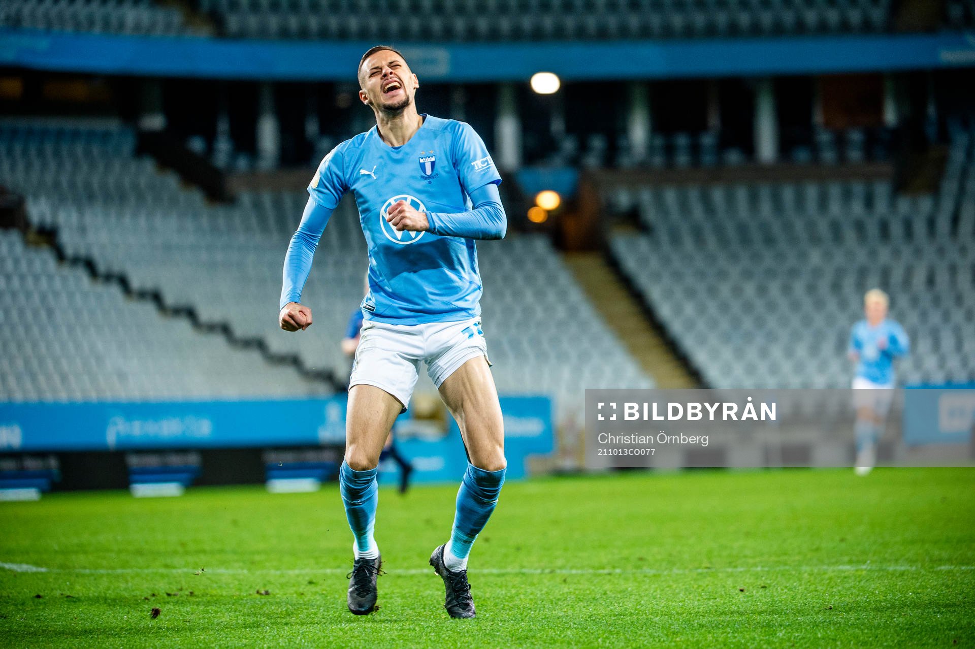 Malmö FFs Veljko Birmancevic jublar