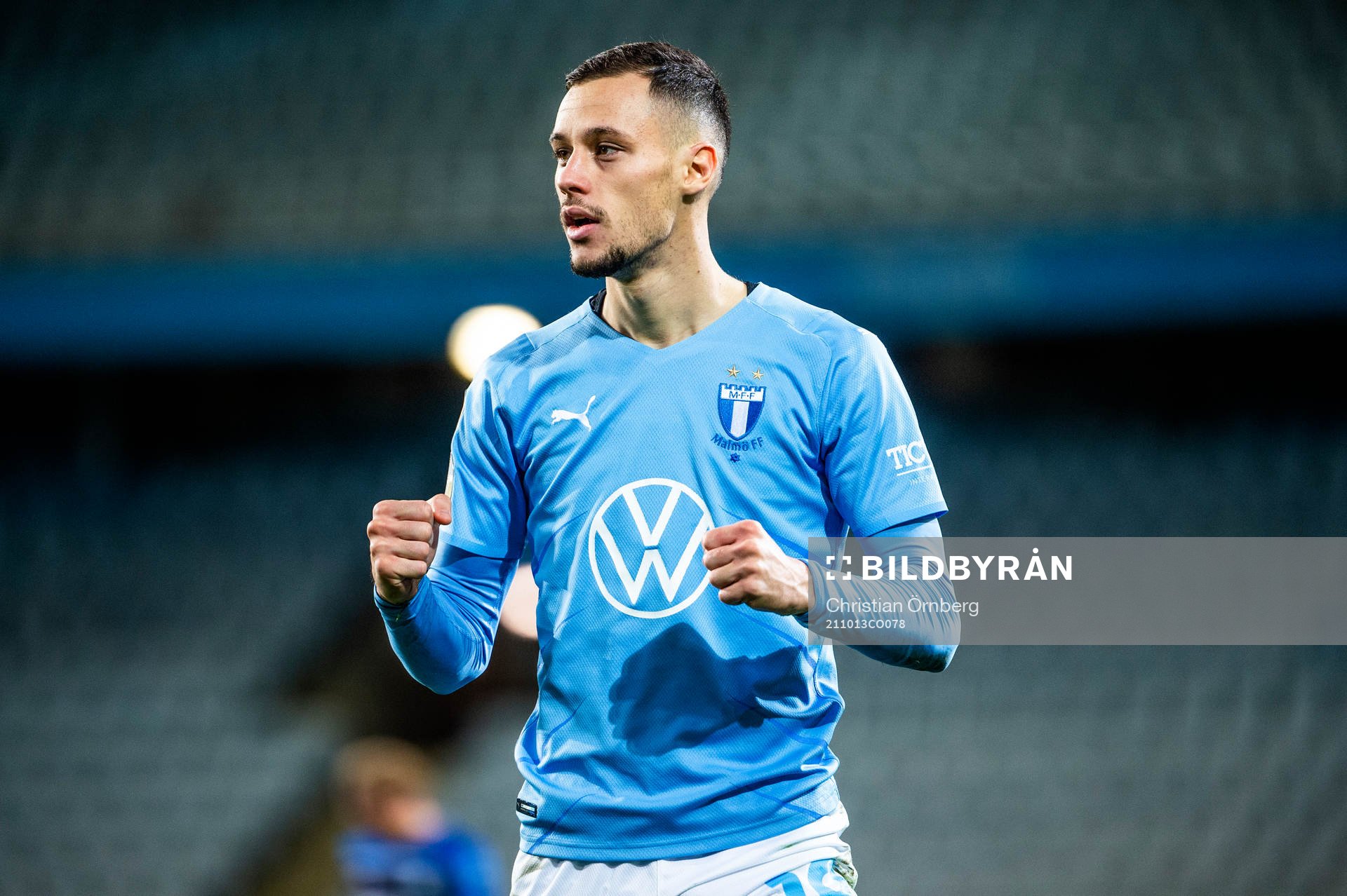 Malmö FFs Veljko Birmancevic jublar