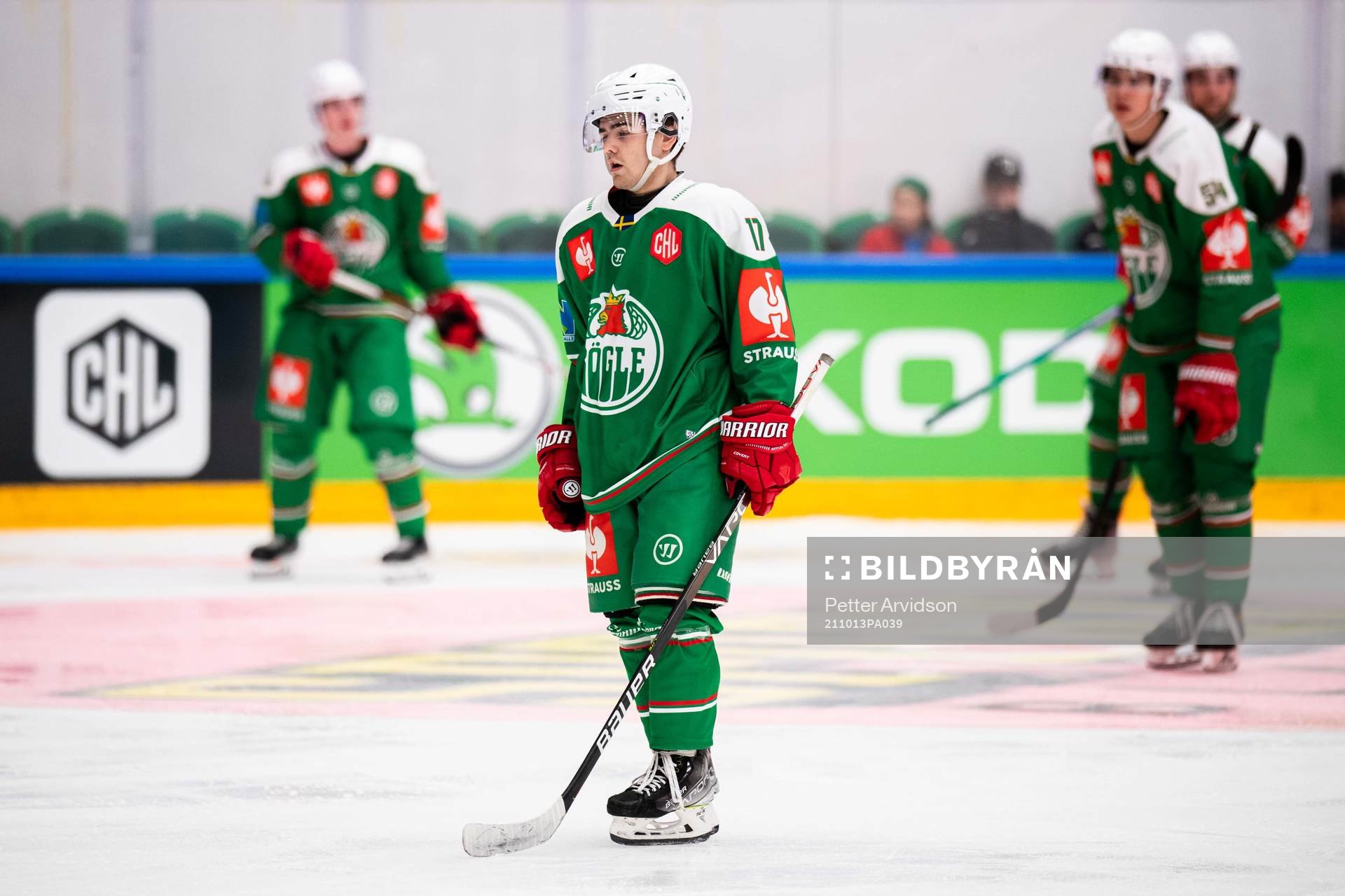Philip Granath of Rögle  looks dejected