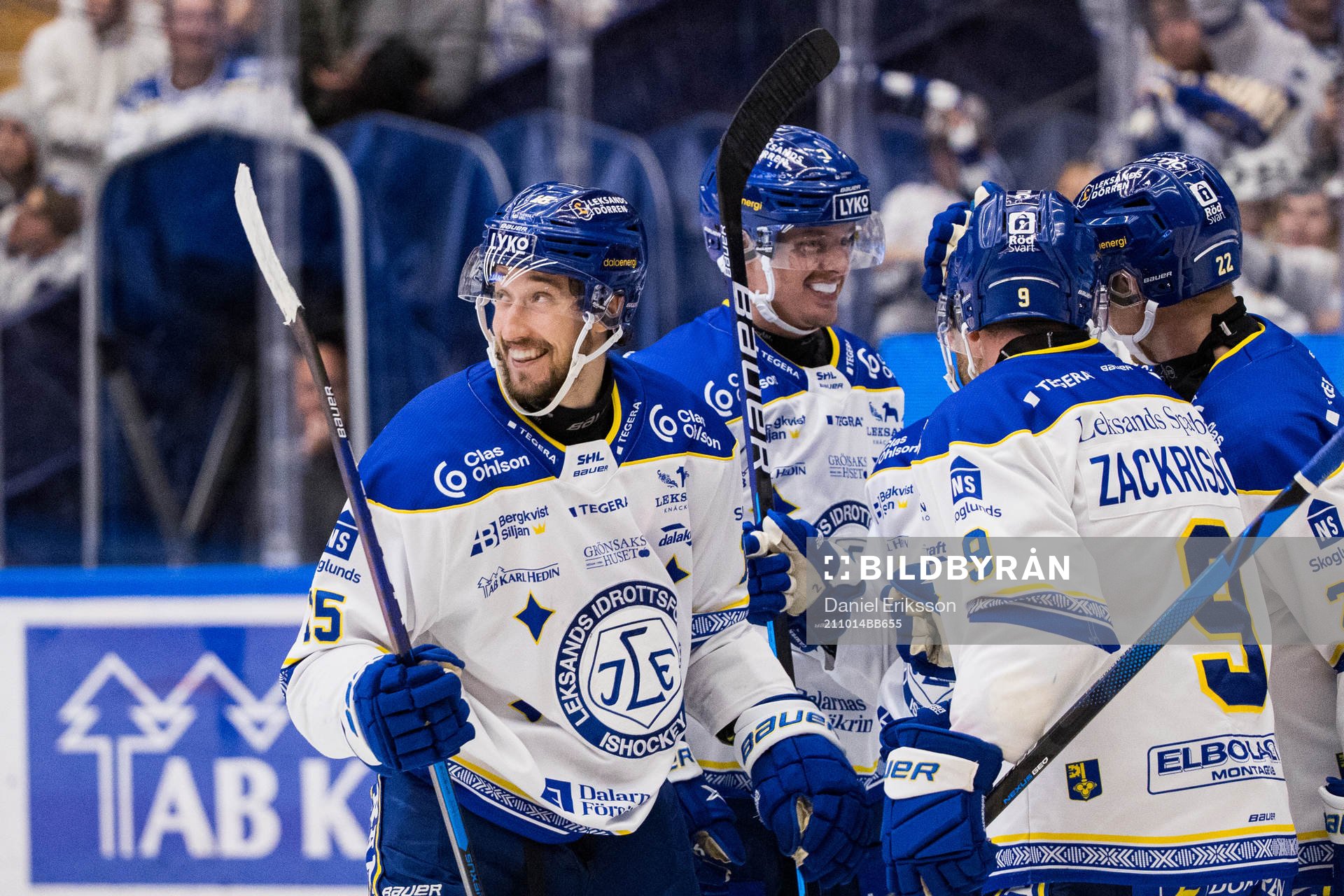 Leksands Max Veronneau jublar