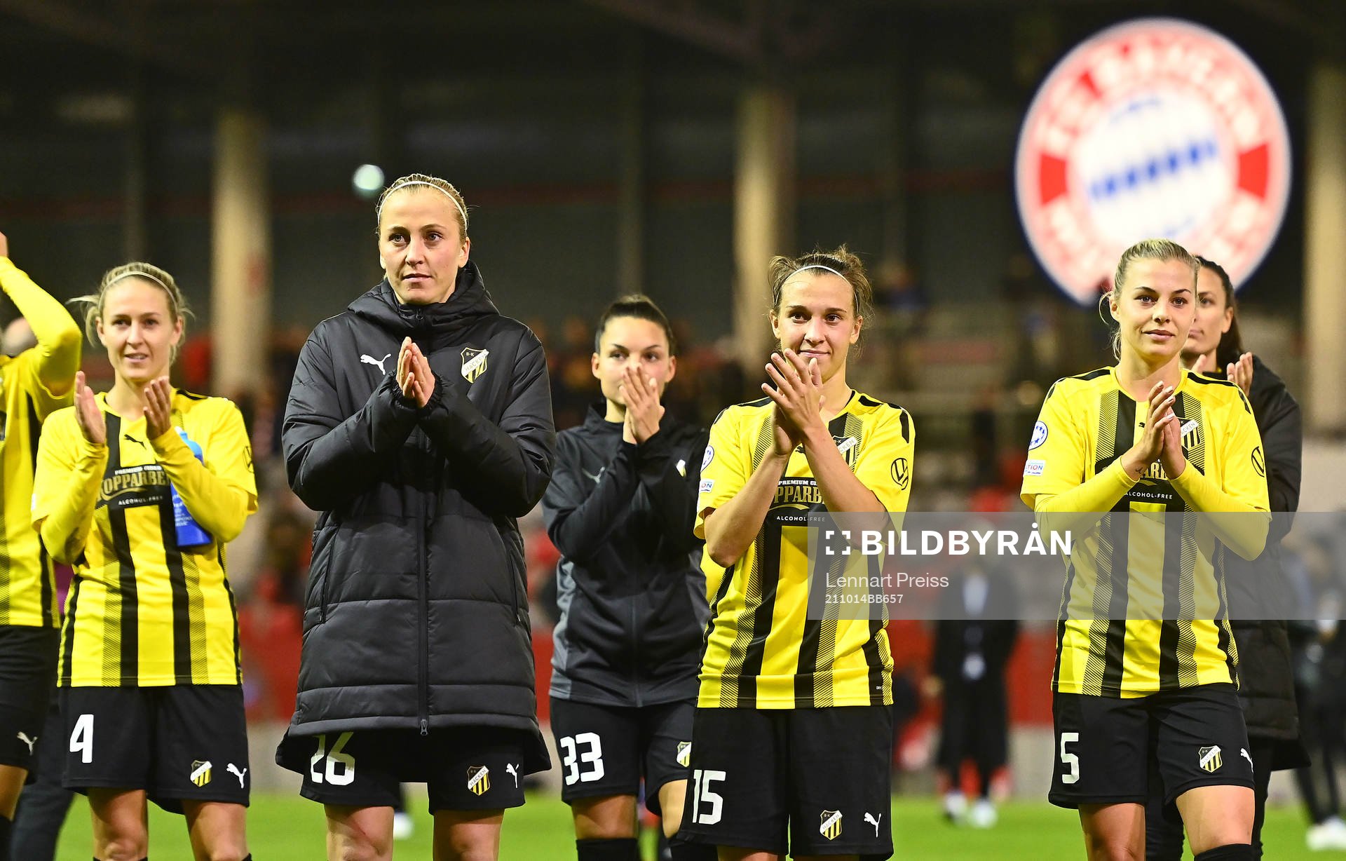 Players of Häcken looks dejected